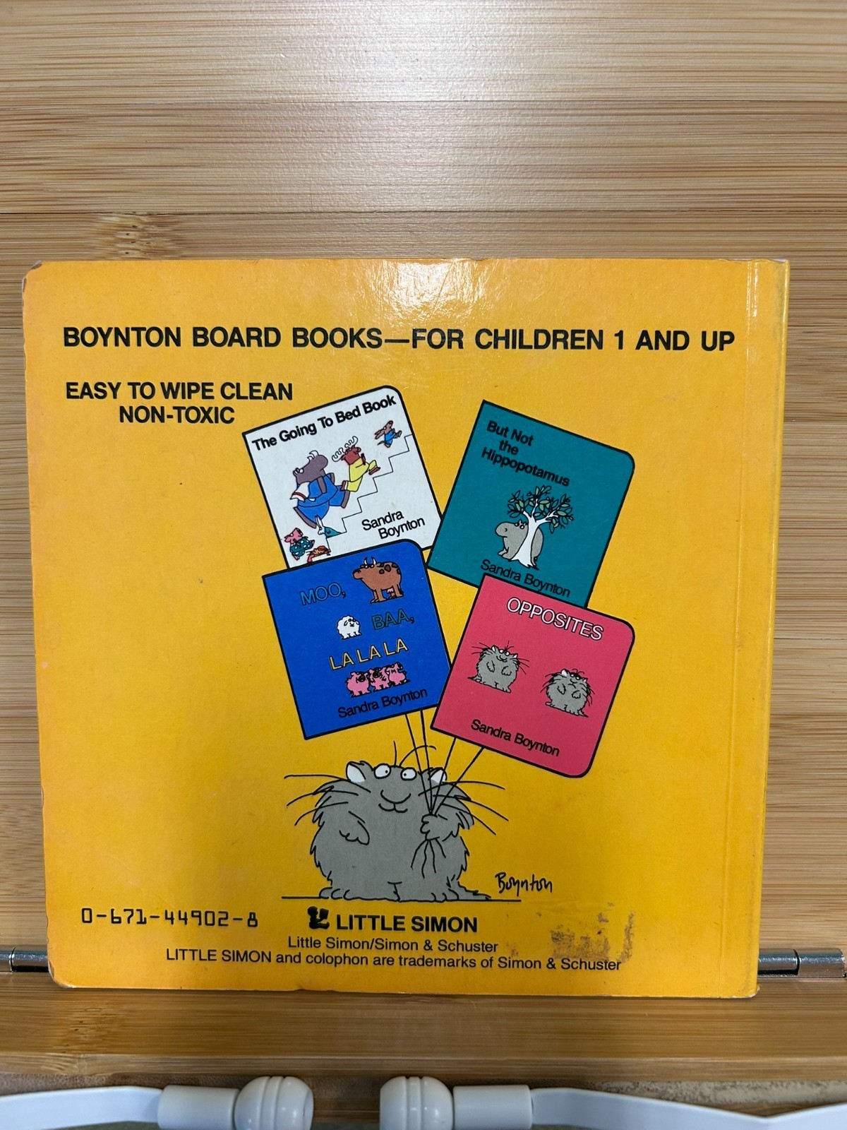 The Going to Bed Book by Sandra Boynton, 1982 First Edition Board Book