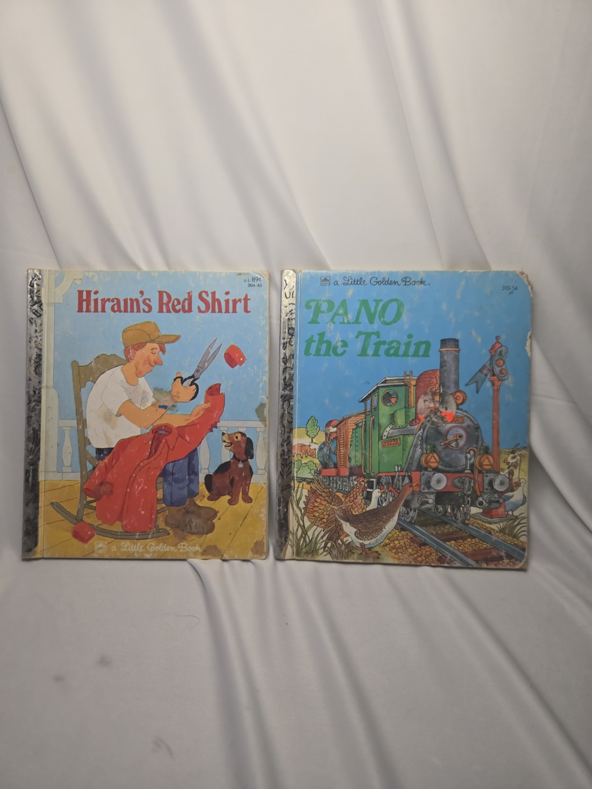 Hiram’s Red Shirt Mabel Watts 1981 Little Book Illustrated Children’ &pano Train