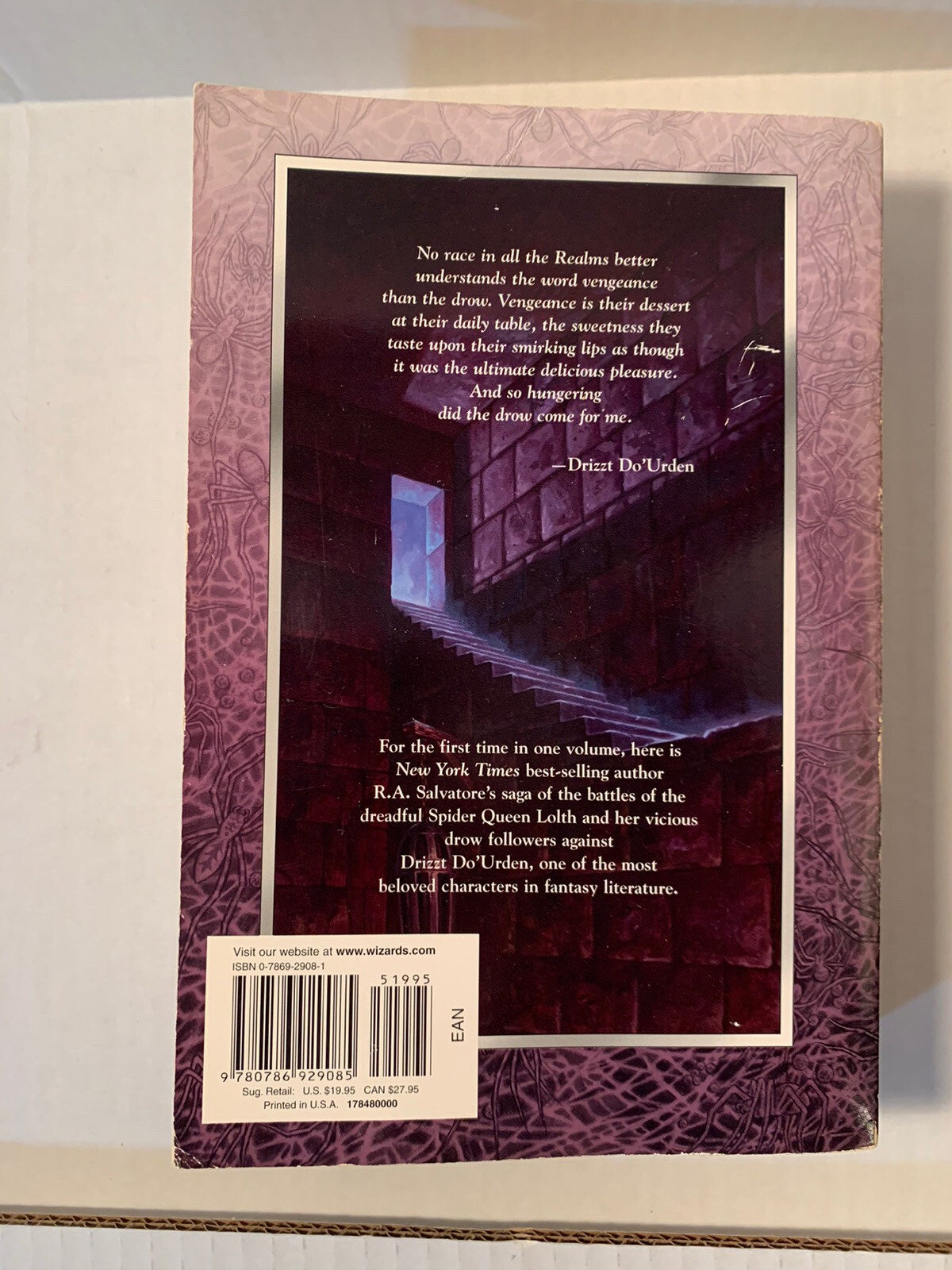 Vtg 2003 Wizards of the Coast TPB Legacy of the Drow Collector’s Ed Salvatore