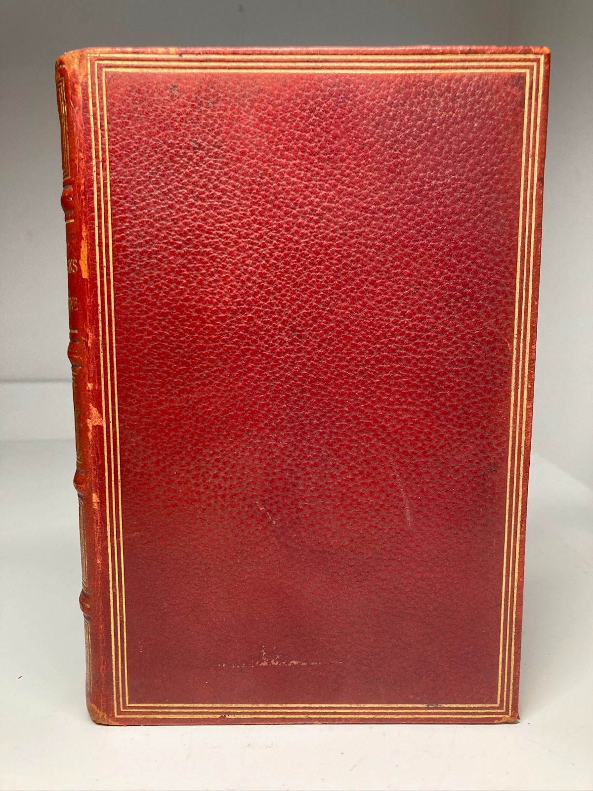 c1890 St Augustine Confessions Lubbock Hundred Books Full Crimson Morocco AEG