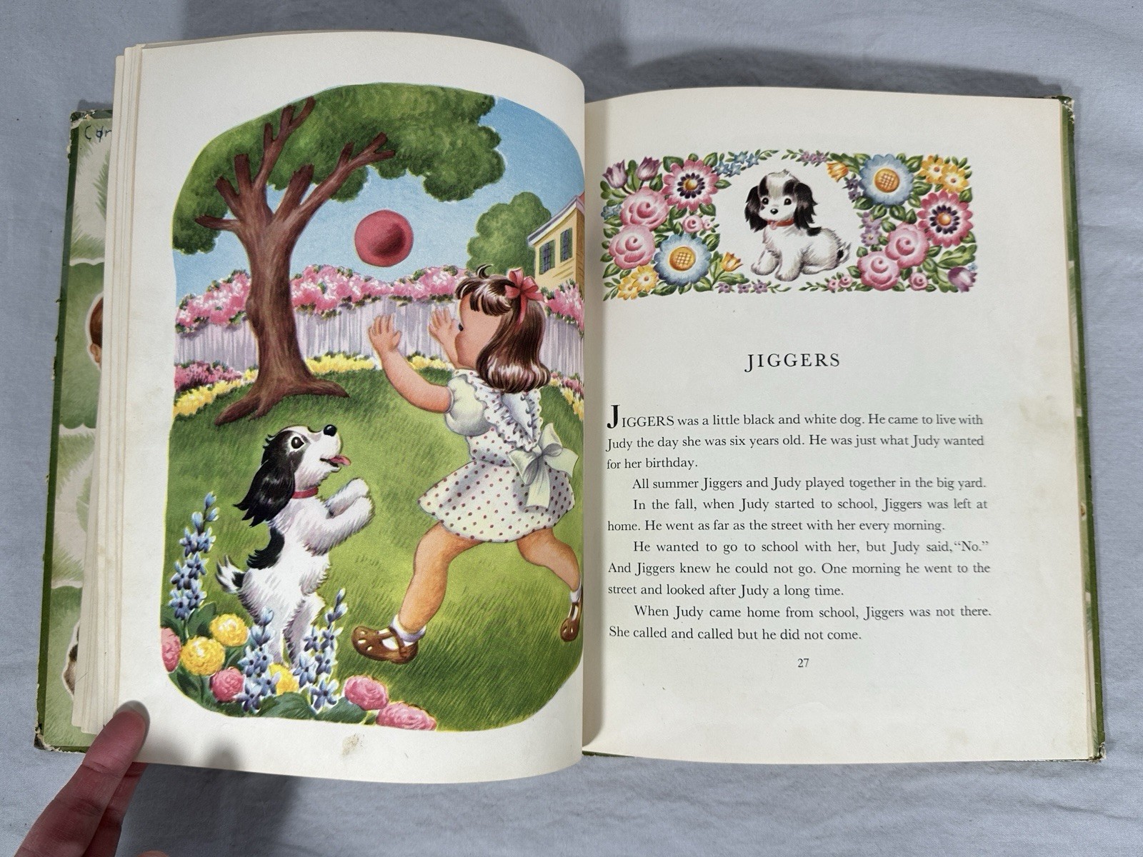 Vintage 1948 The Everyday Story Book Rand McNally Illustrated Children’s Book