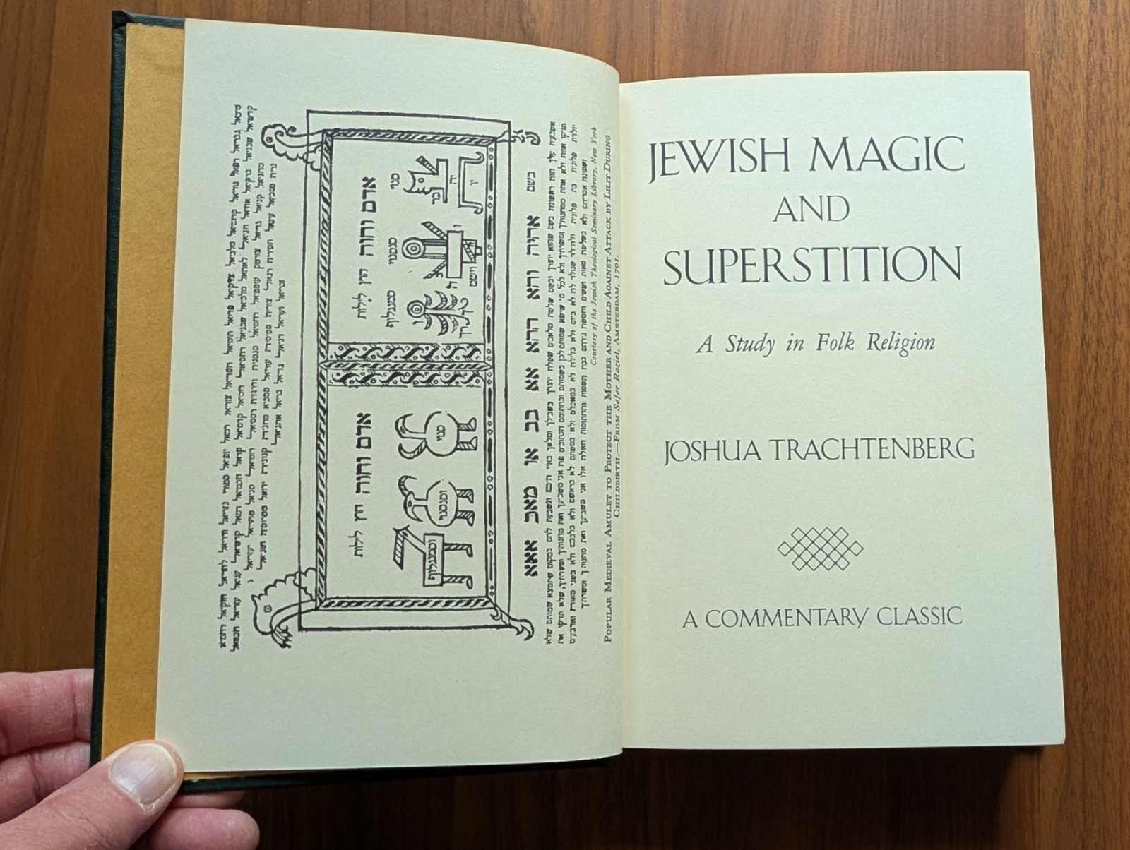 Rare Jewish Magic Trachtenberg Kabbalah Talismans Magus Occult Zohar Hardcover