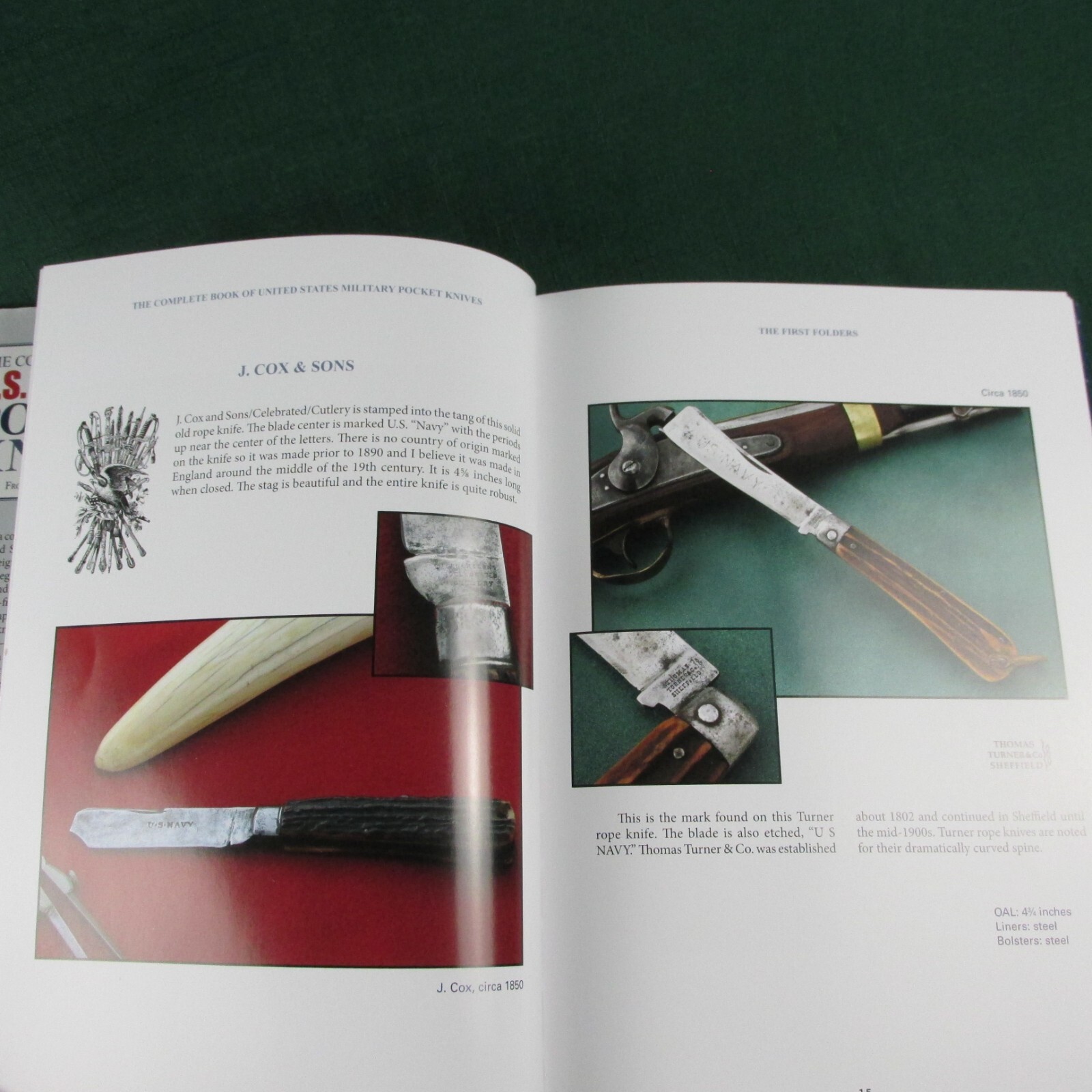 THE COMPLETE BOOK OF U.S. MILITARY POCKET KNIVES: FROM 1800 By Michael W. Silvey