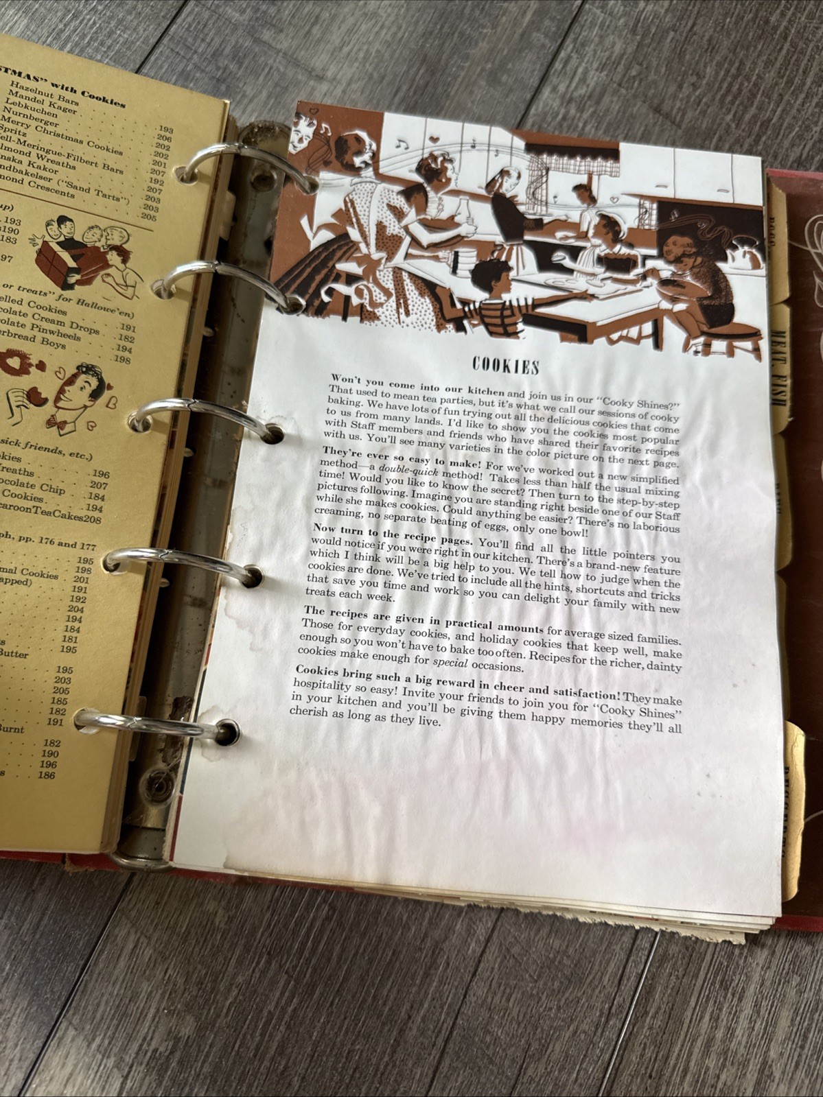 Vintage Betty Crocker’s Picture Cook Book 5-Ring Binder First Edition 1950