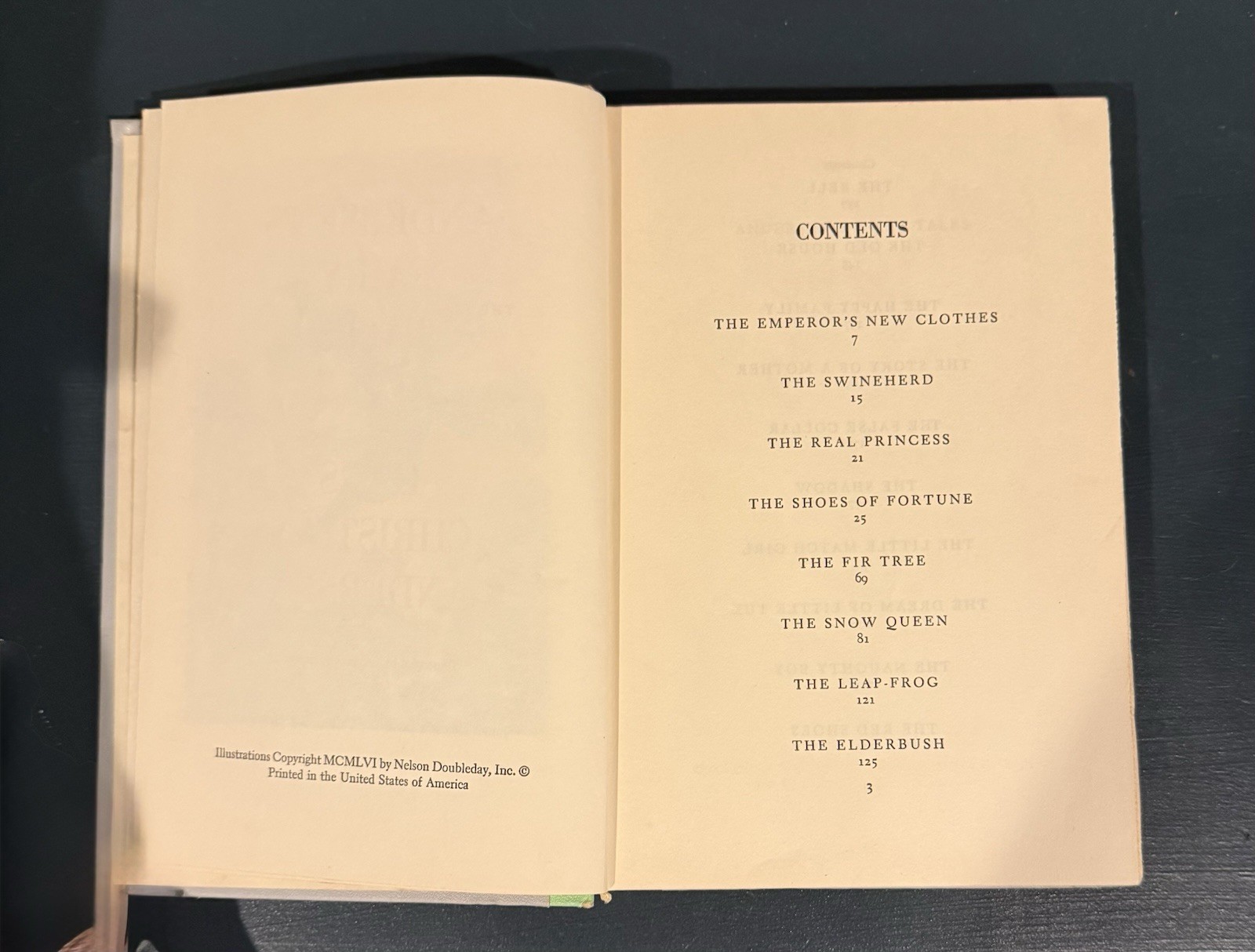 Andersen’s Fairy Tales 1956 Nelson Doubleday Hardcover