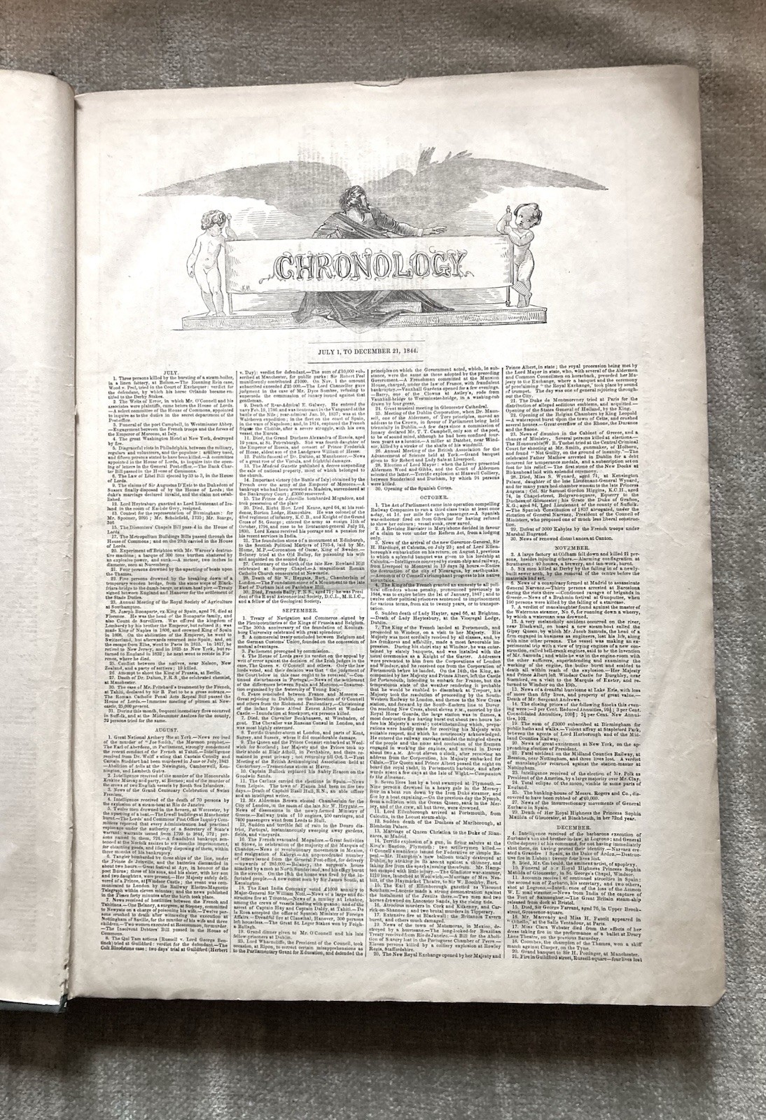 London Illustrated News, 1844, July-Dec., Politics, Arts, Culture, Illustrated