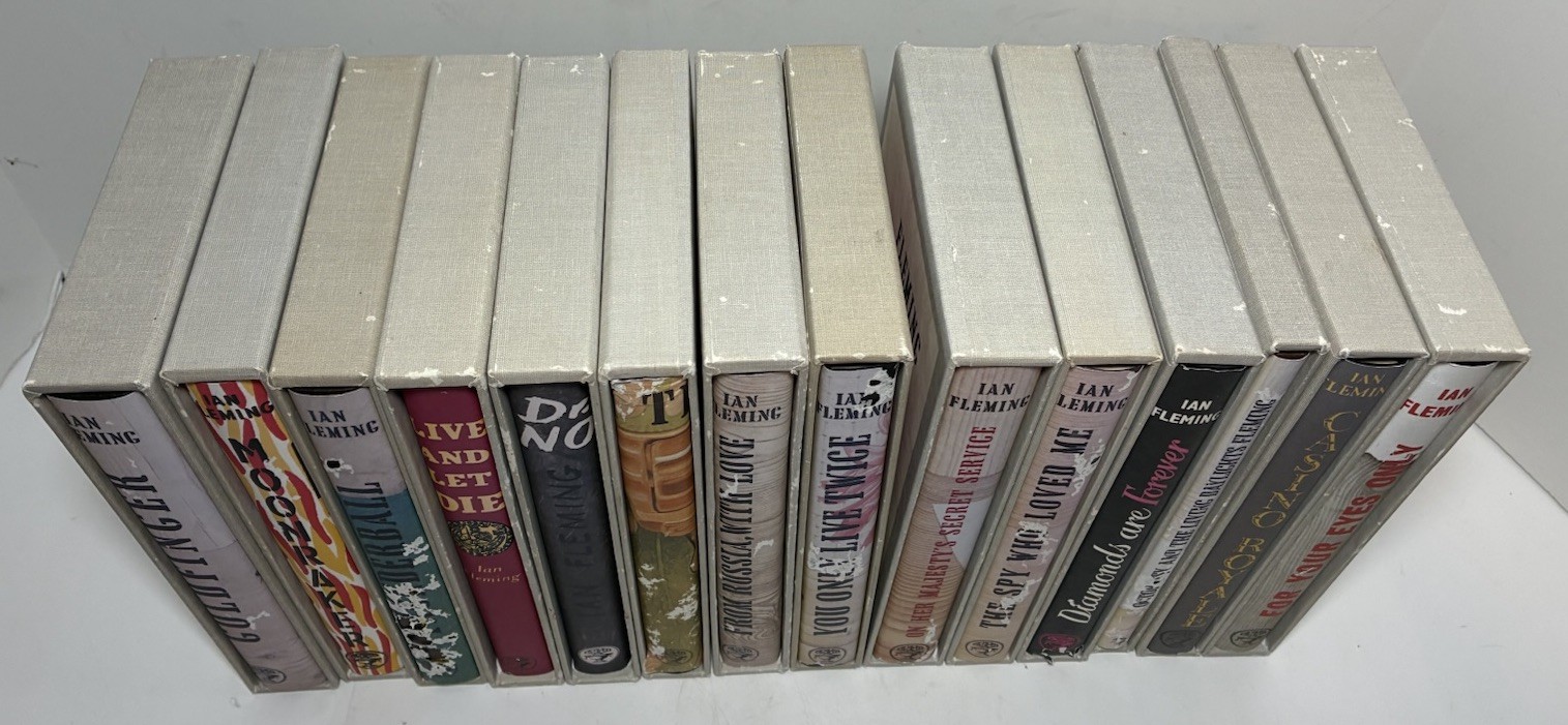 COMPLETE FACSIMILE SET OF IAN FLEMING’S 14 JAMES BOND NOVELS