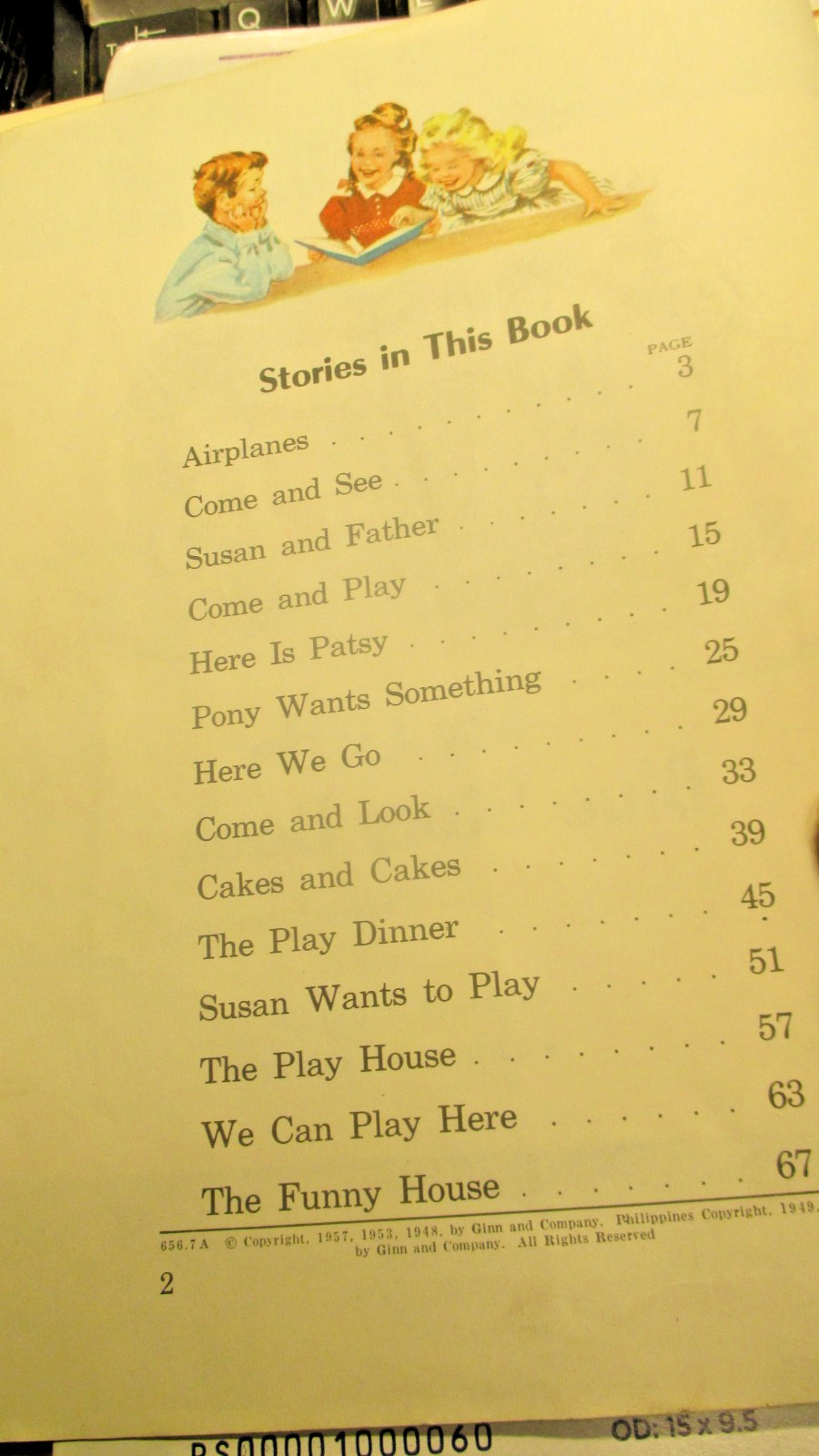 2 Ginn Early School Readers, My Little Red (Blue) Story Book, 1957