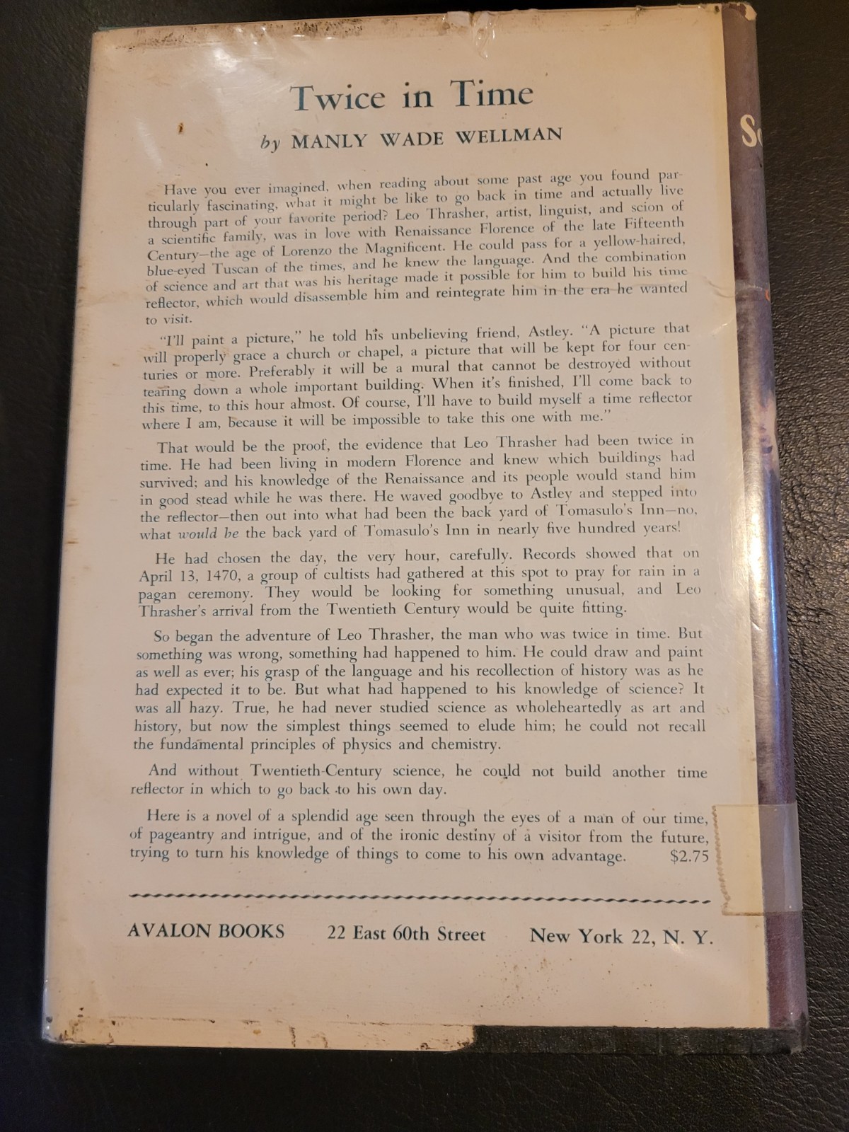 Vtg 1957 “Solomon’s Stone” By L. Sprague de Camp. Science Fiction.