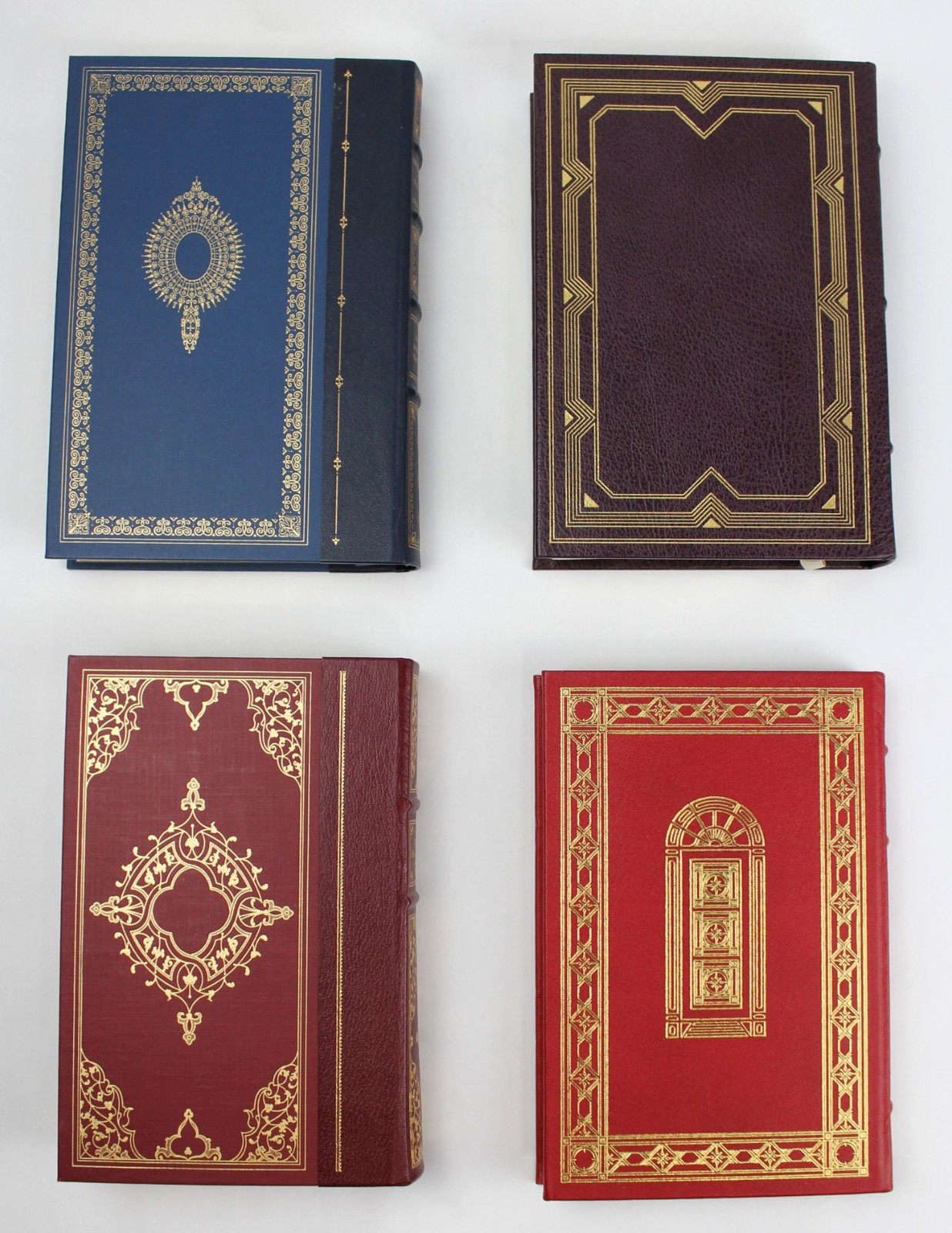 9 FRANKLIN LIBRARY HARDCOVER LEATHER BOUND BOOKS * UNREAD * COLLECTIBLE * DECOR