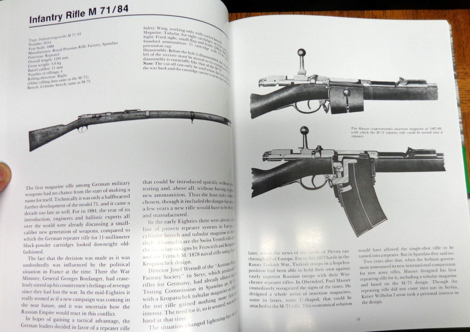 GERMAN MILITARY RIFLES AND MACHINE PISTOLS 1871-1945 By Hans Dieter Gotz