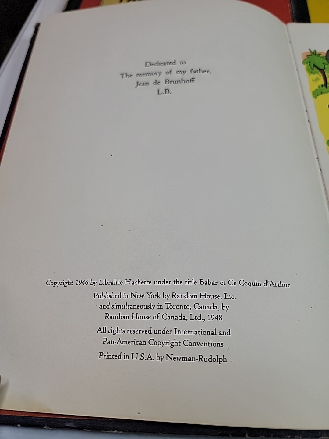 Vintage Babar Children’s Book Lot 7 Hardcover Random House De Brunhoff