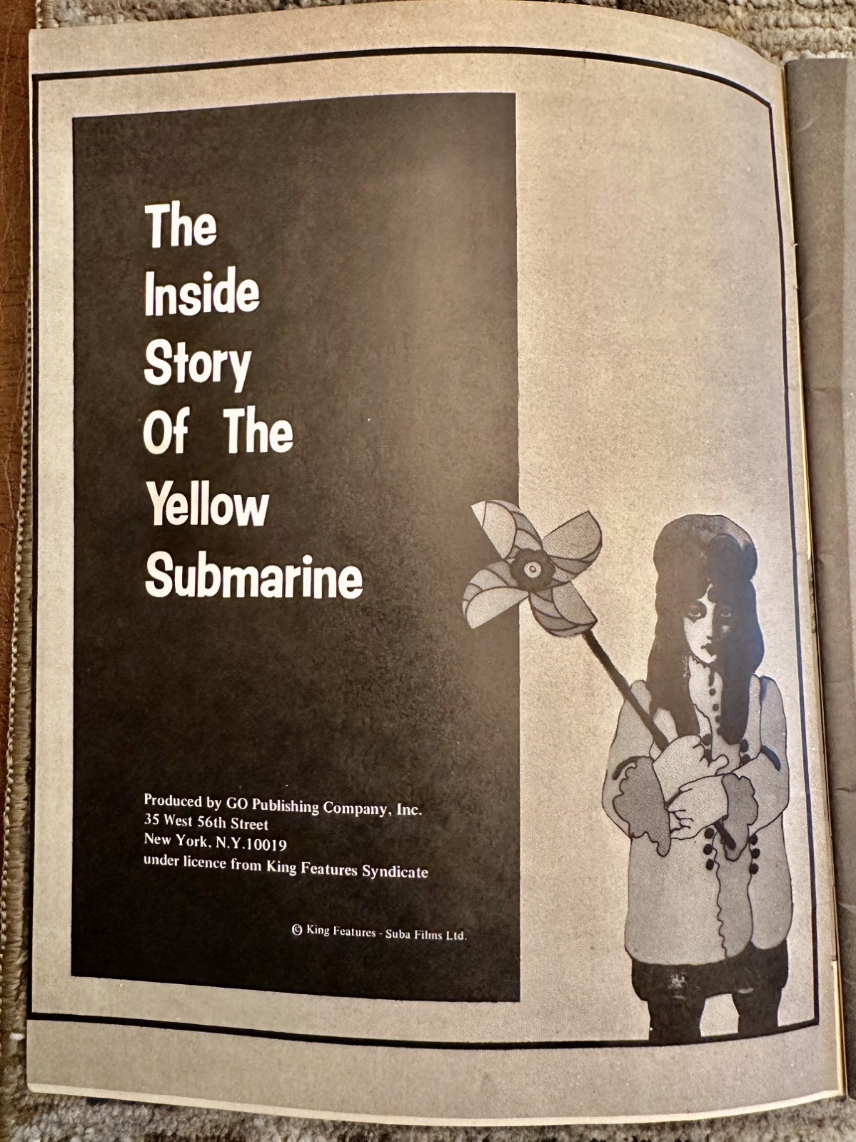 The Inside Story of The Yellow Submarine Souvenir Special Edition Mint. Rare