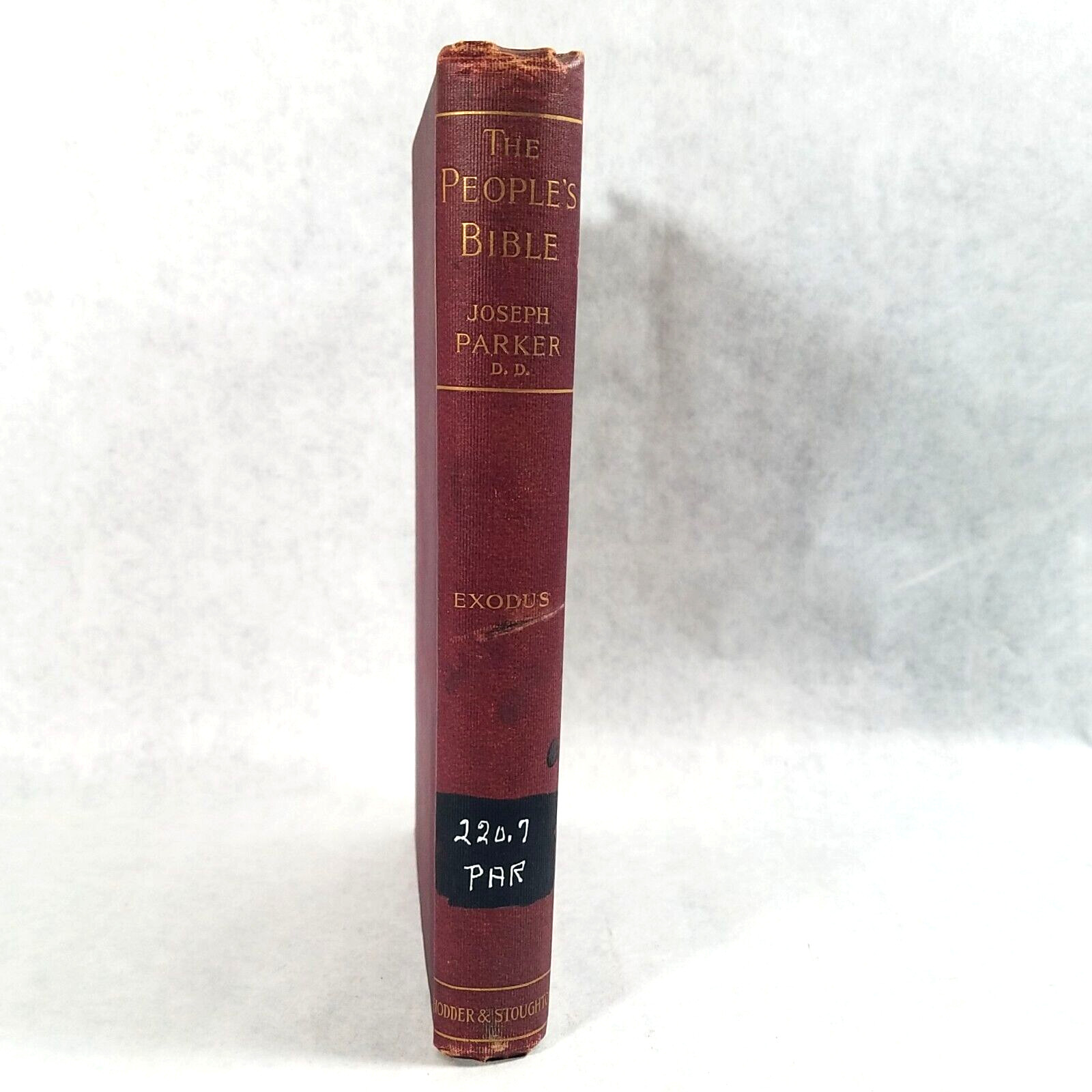 The People’s Bible Vol 2: Exodus – 1896 Hardcover by Joseph Parker