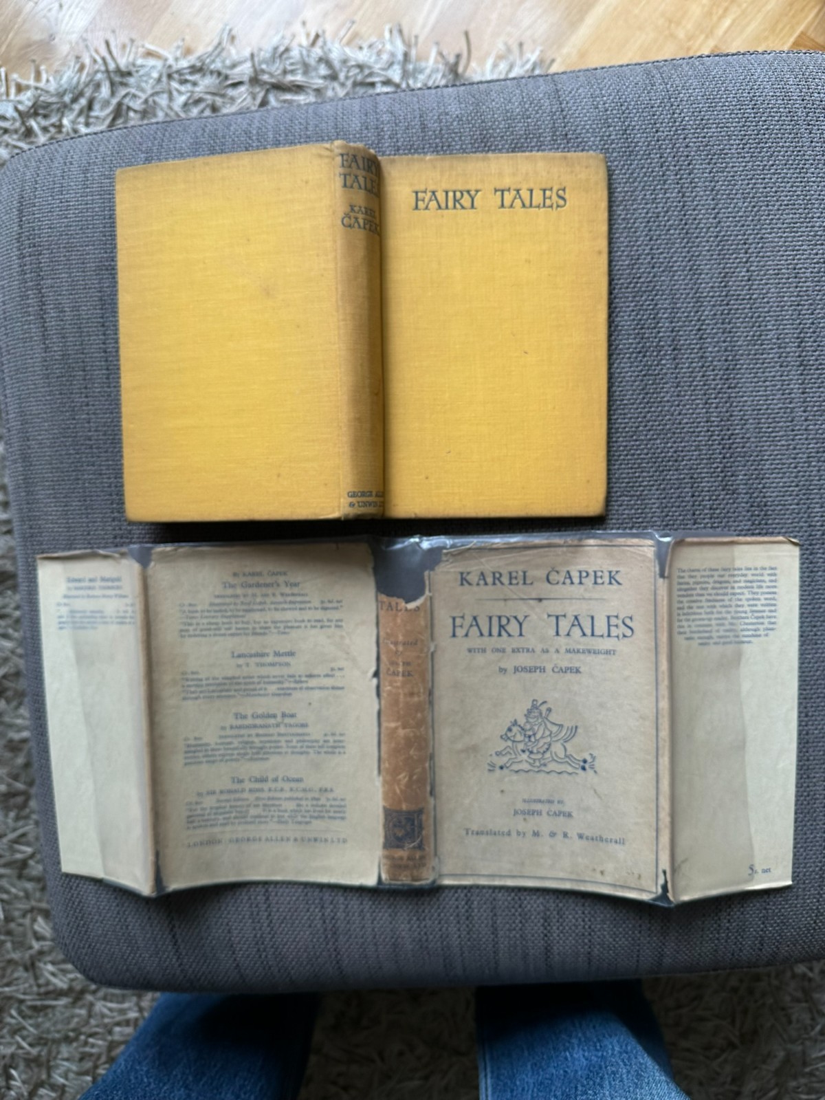 Karel Capek FAIRY TALES 1933 1st English Ed. HB with DJ Magic Realism Surrealism