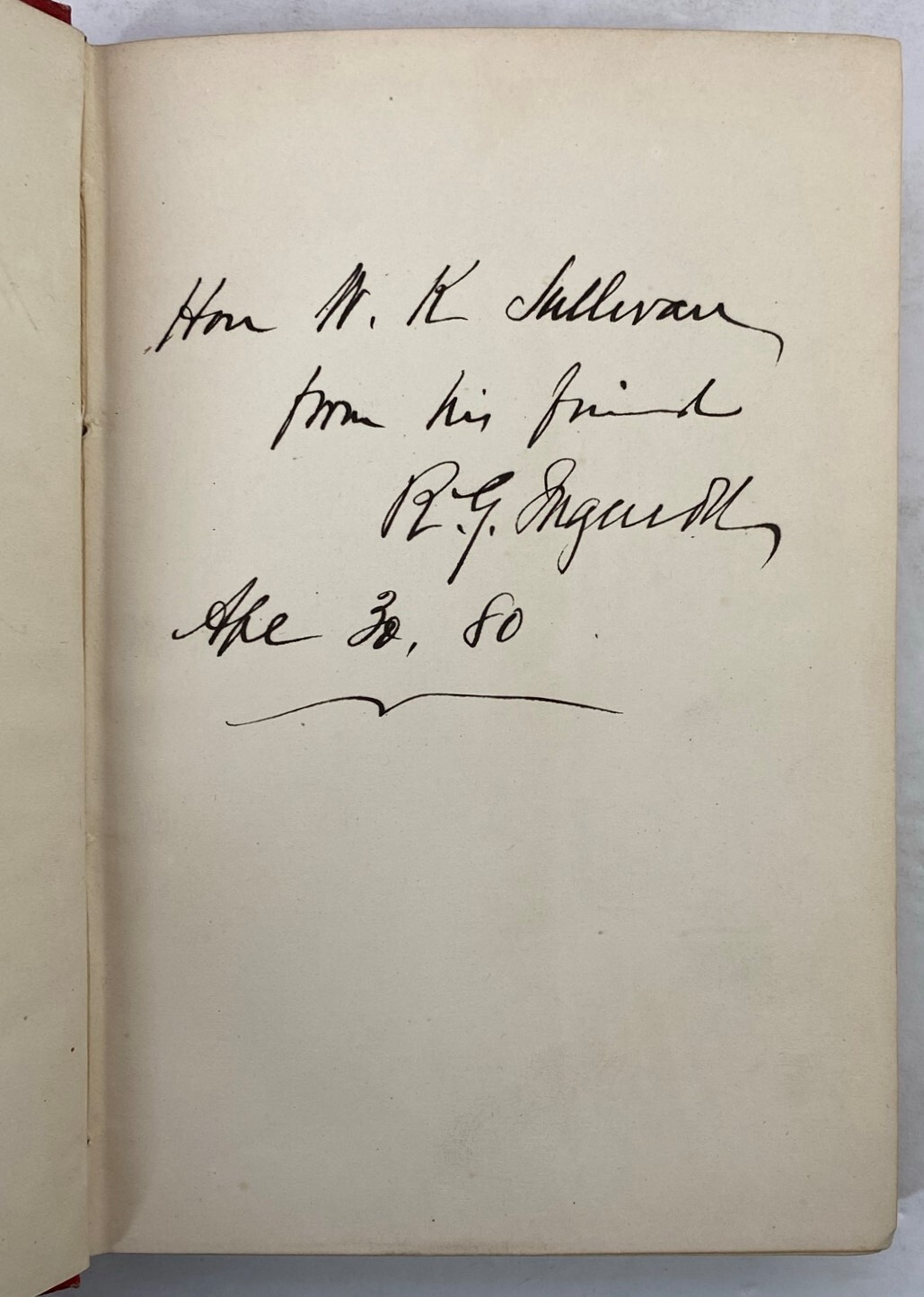 Some Mistakes of Moses by Robert G Ingersoll, SIGNED! 1879, 3rd Ed. C P Farrell