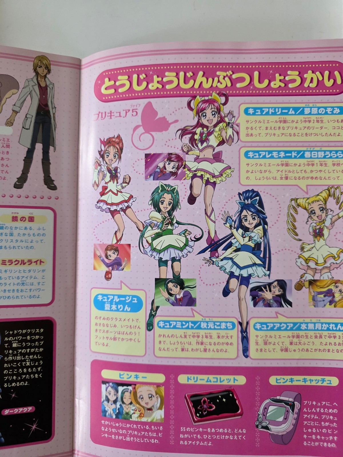 Yes! PreCure 5 Great Miraculous Adventure Movie Book JAPAN