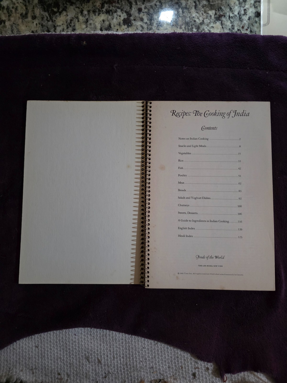 LOT 9 Time Life Foods of the World Recipes Cookbook Spiral Bound Vintage 1968-71