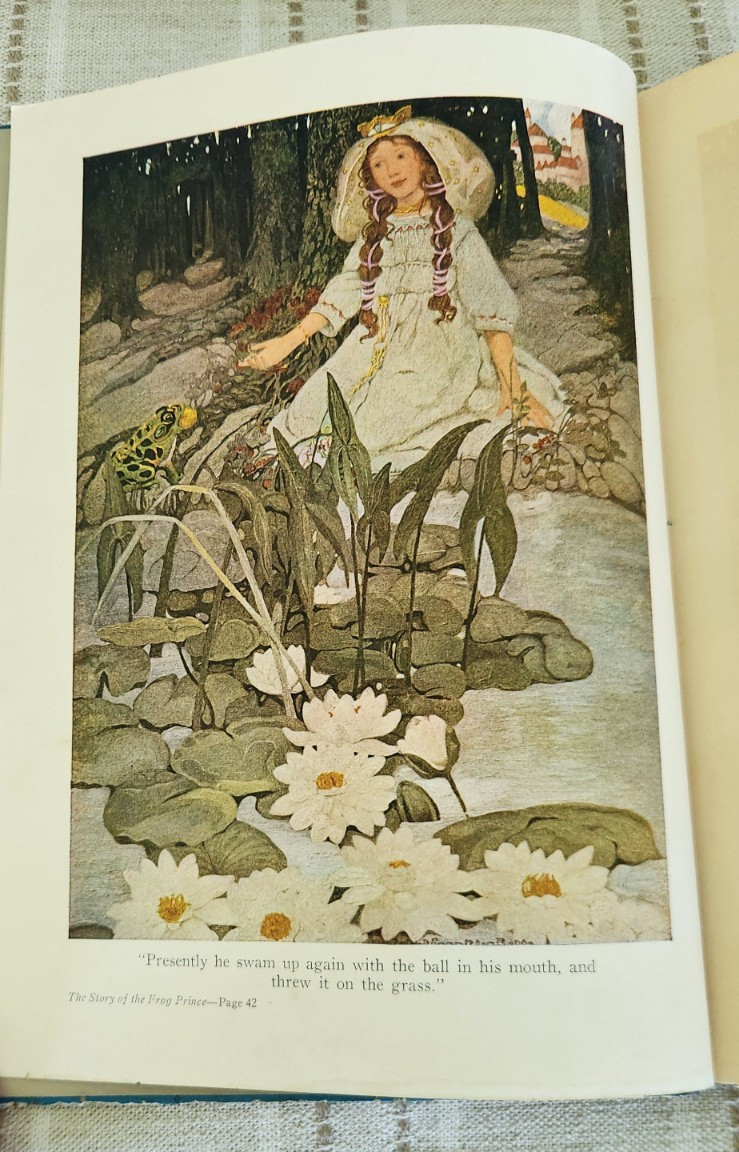 Fairy Tales From Grimm H. Mabie Illus. Ethel Franklin Betts Full COLOR. ca 1935