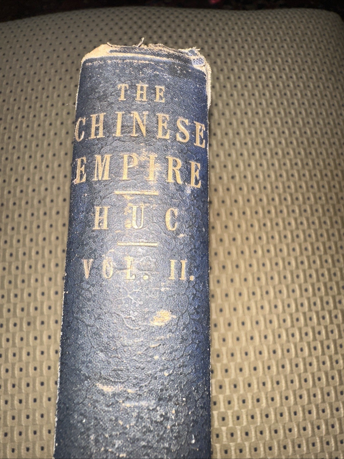 Huc 1st Edition Vol. 2 JOURNEY THROUGH CHINA . VTG Wear Intact