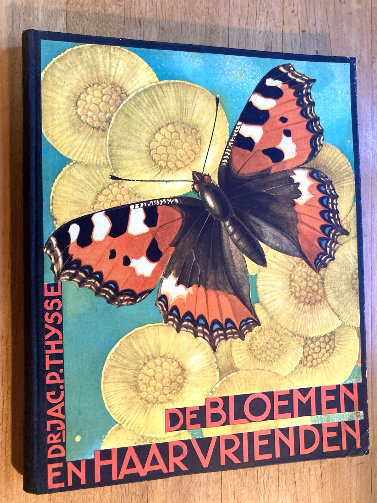FLOWERS, INSECTS, BUTTERFLIES-1934 DUTCH BOOK-Door Dr. Jac P Thijsse-A-Z CARDS