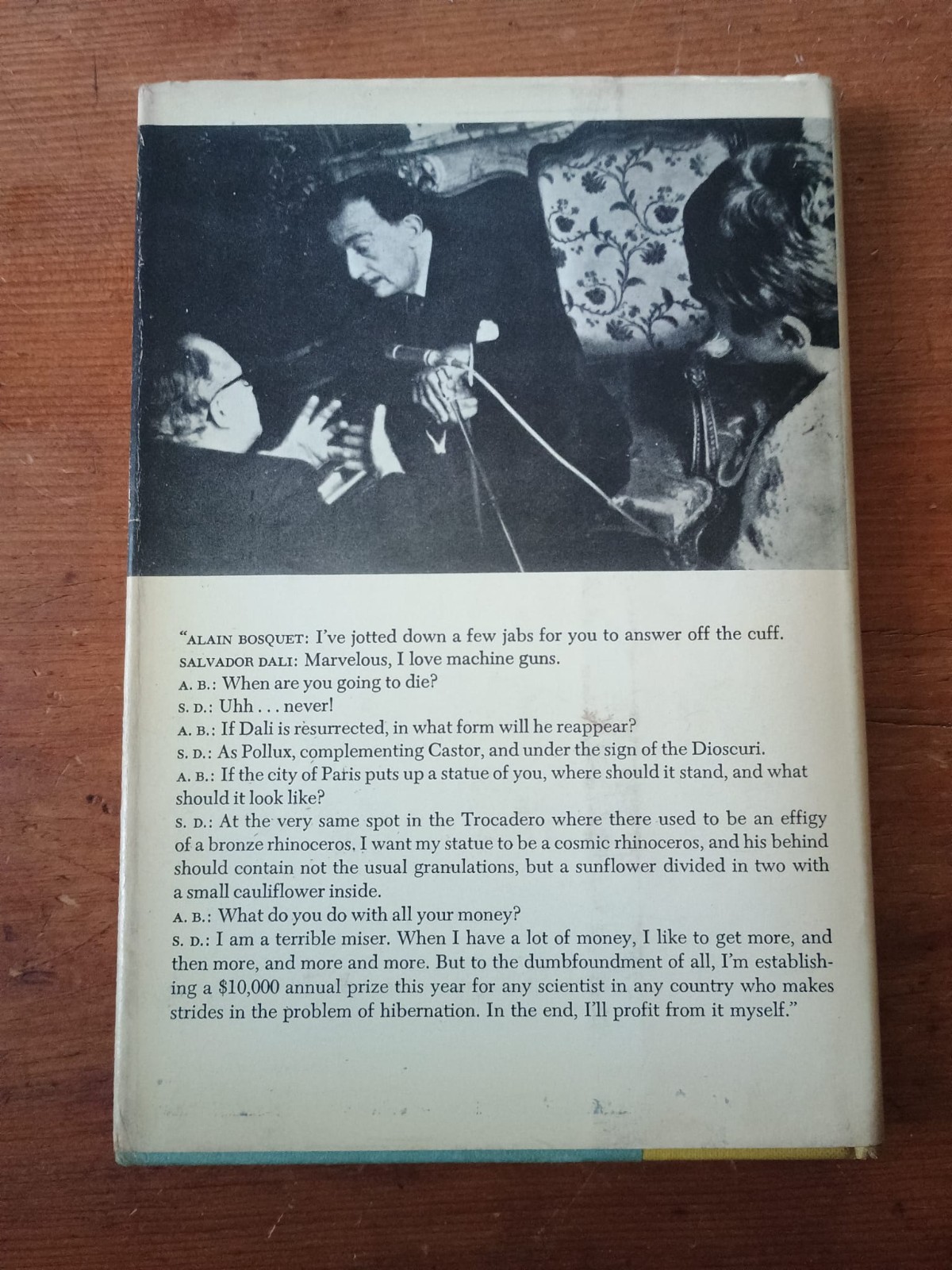 Conversations with Dali Alain Bosquet First Edition HC with Dust Jacket 1969