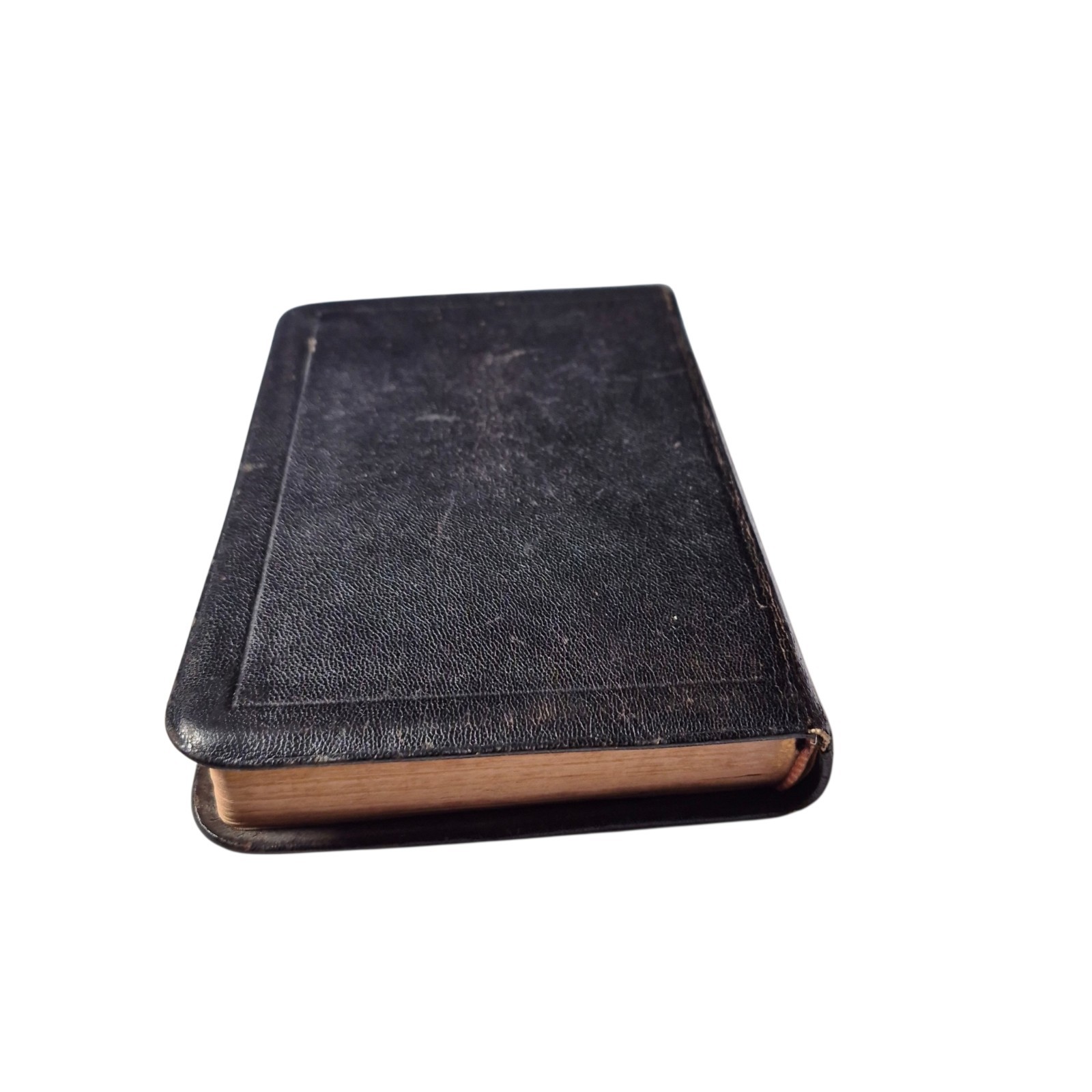 Vintage Holy Bible KJV Red Letter Edition Harper Brothers Black Leather 1953