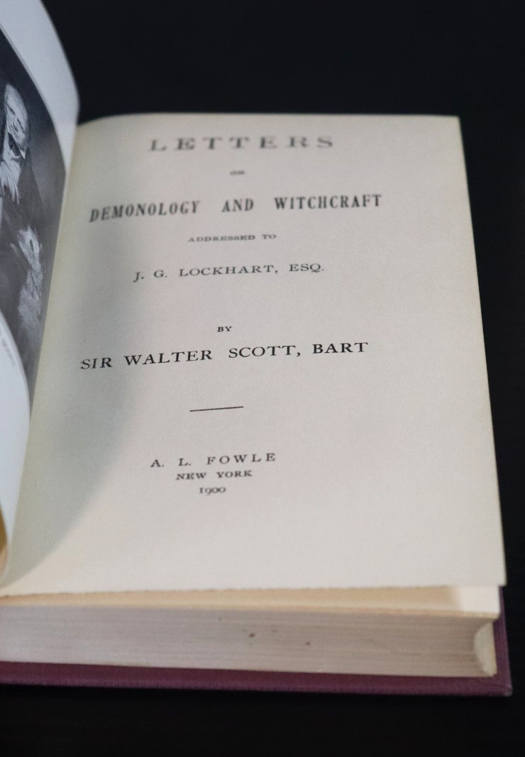 1900 Scotts Demonology and Witchcraft A.L. Fowle Criterion VERY RARE