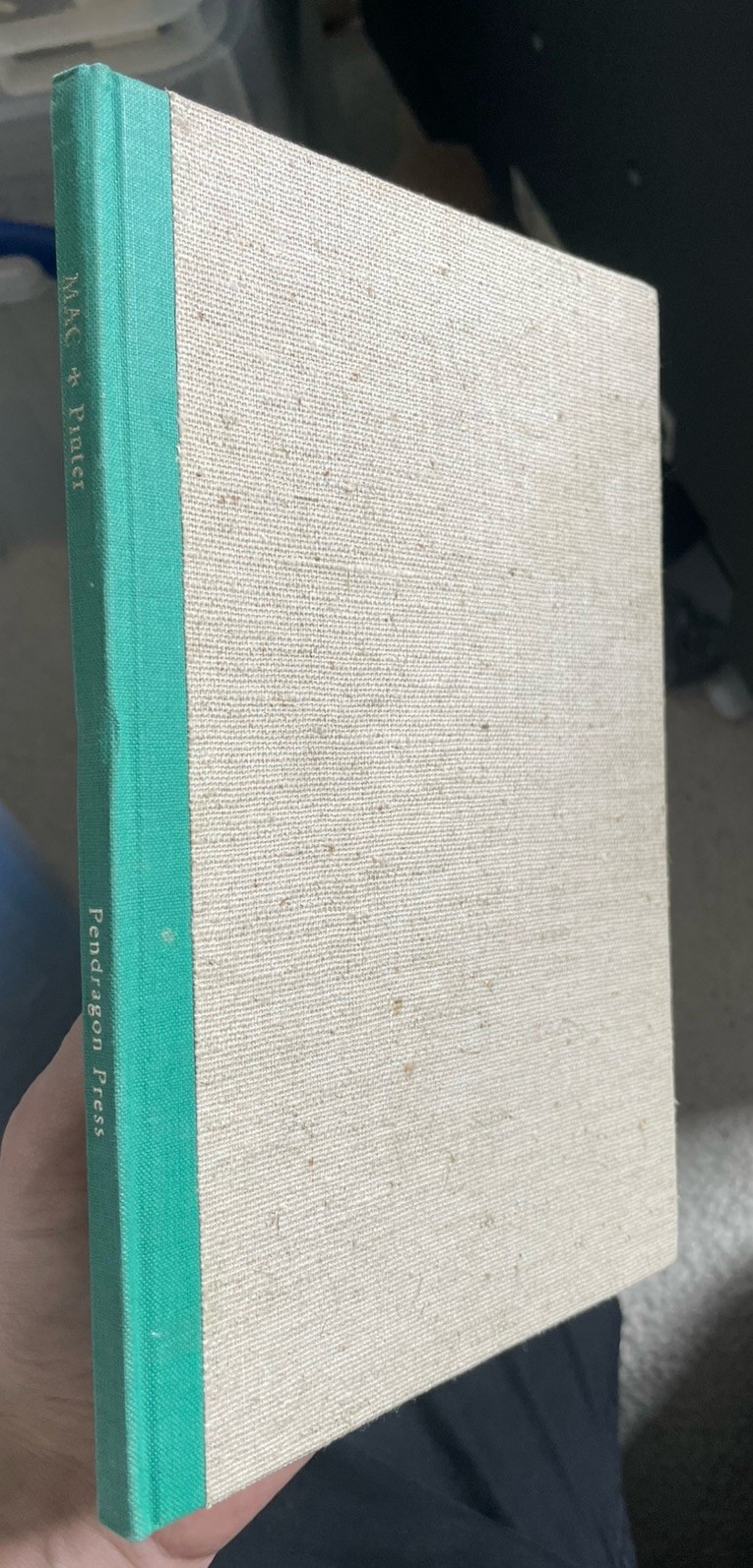 Mac by Harold Pinter Signed Numbered First Edition #326 1968
