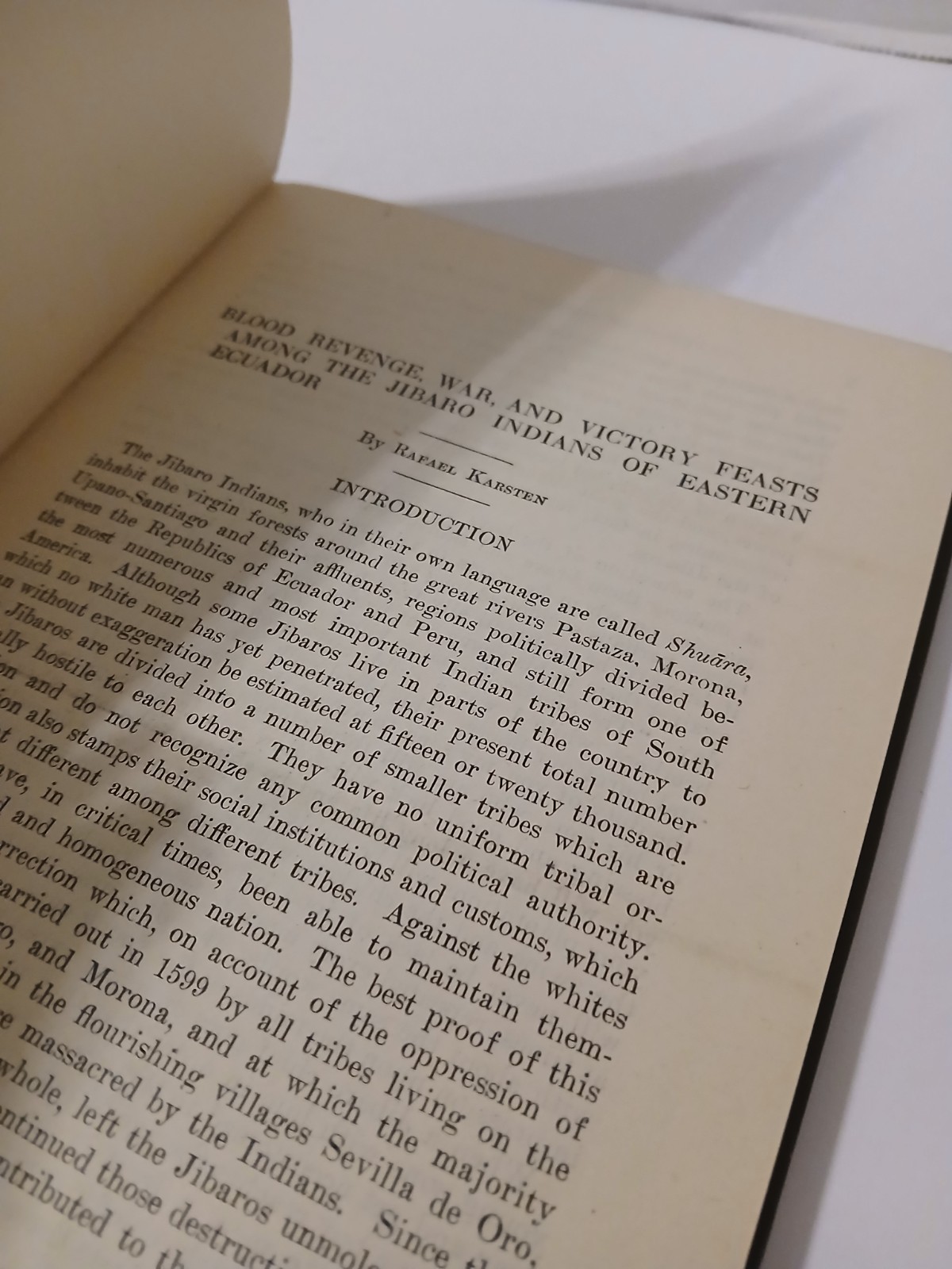 bureau of american ethnology 1923 Bulletin 79 Rafael Karsten Hardback