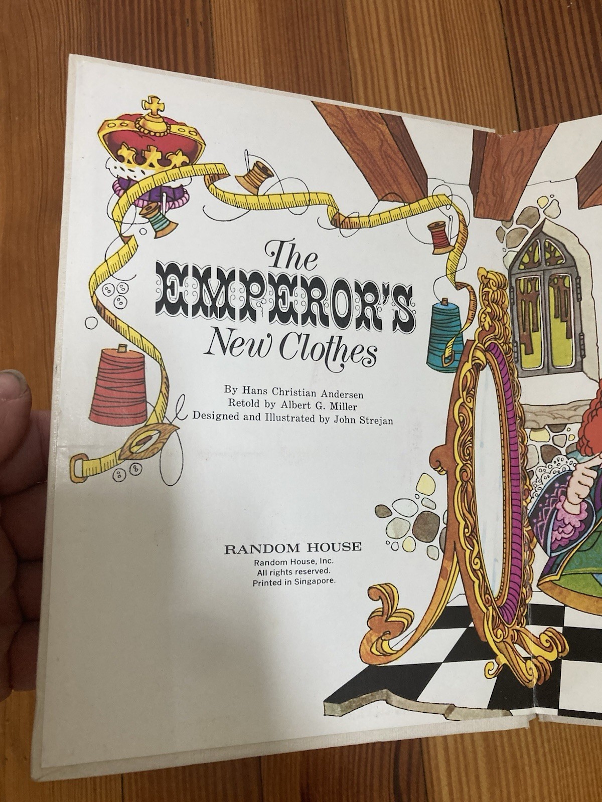 2 Vintage Cinderella Pop-Up Classic Book Random House emperor’s New Clothes RARE