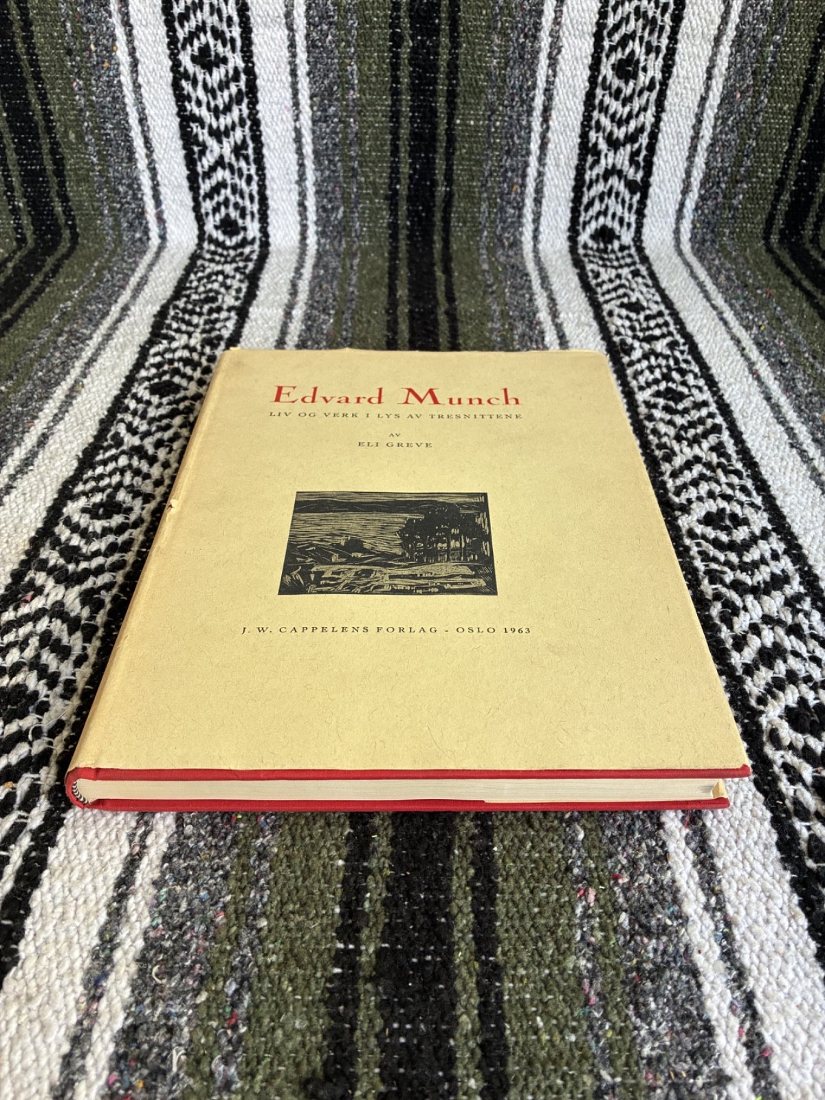 Edvard Munch – Eli Greve – 1st Ed., J.W. Cappelens, Oslo 1963 HC, Woodcuts