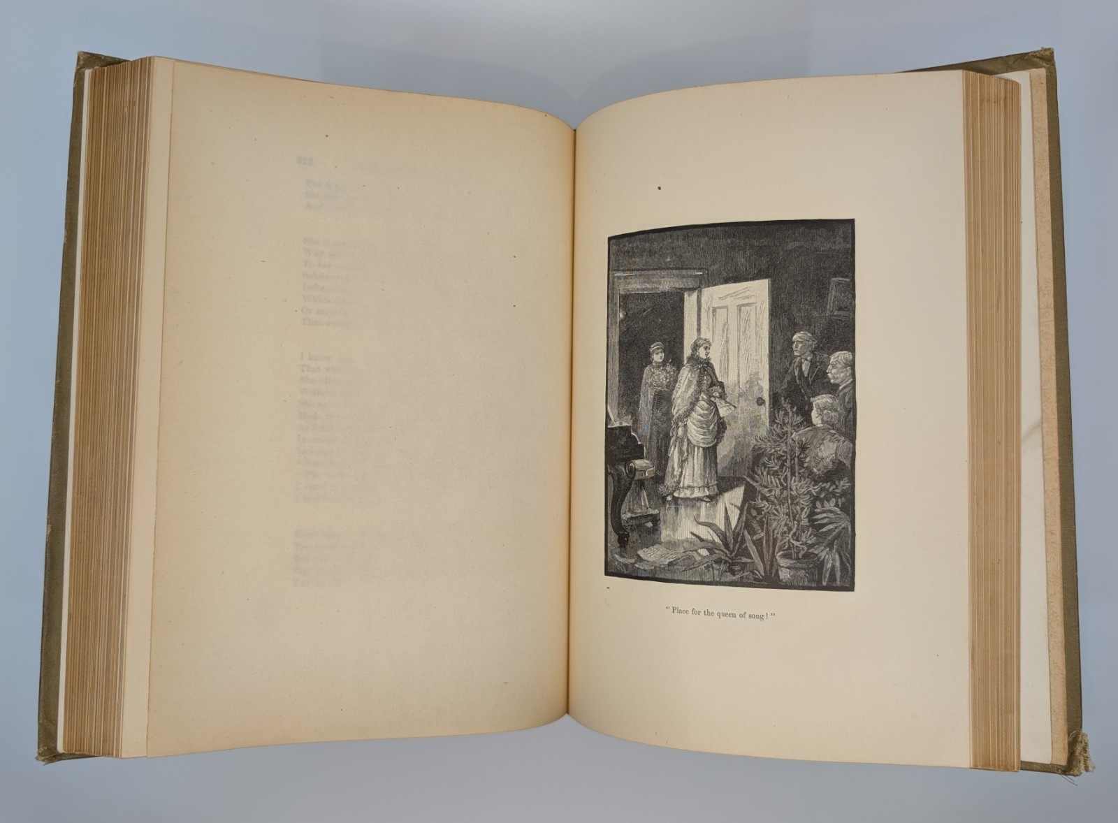 The Poems of George Eliot 1884 Antique Victorian Illustrated Cloth Book