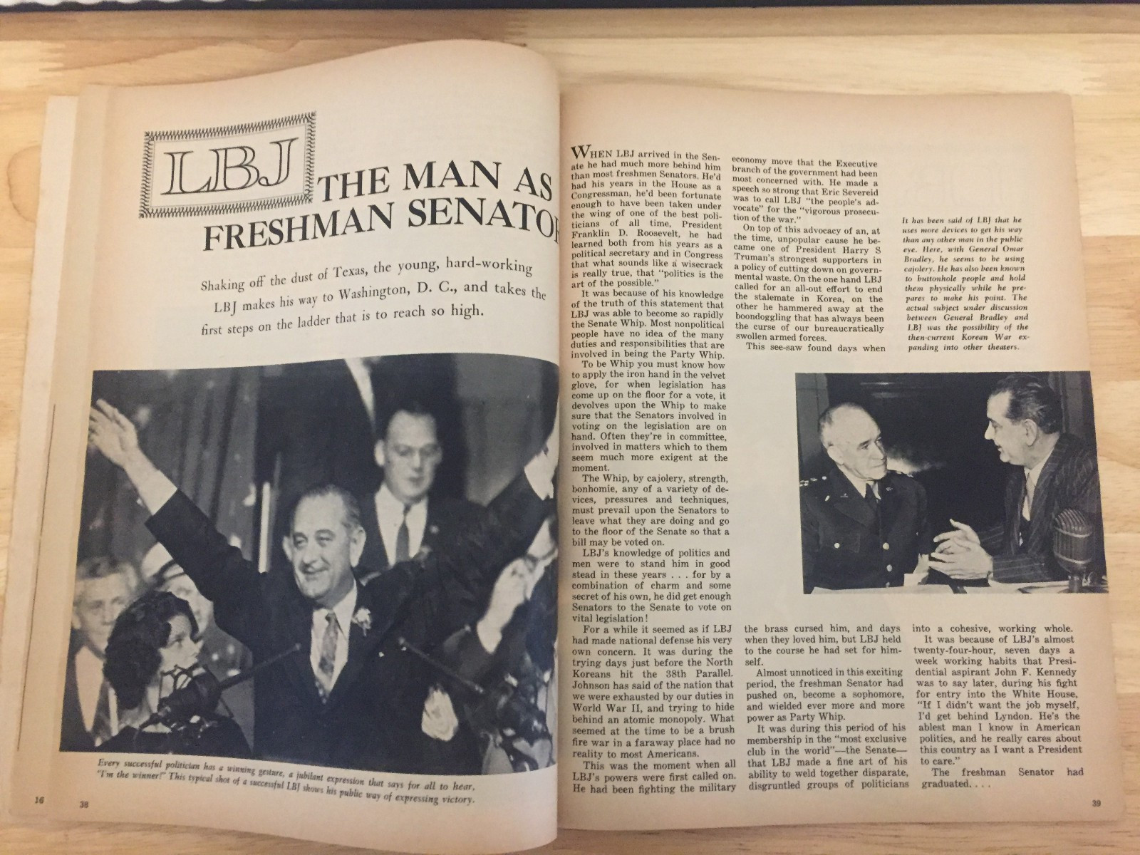 Vintage 1964 The Johnson Story Magazine Lyndon B Johnson LBJ President & Family