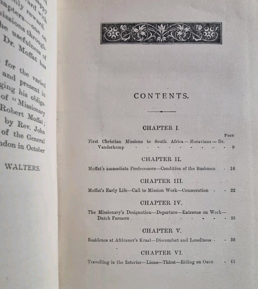 1884 Robert Moffat His Life & Labours Missionary in South Africa | Christian Bio