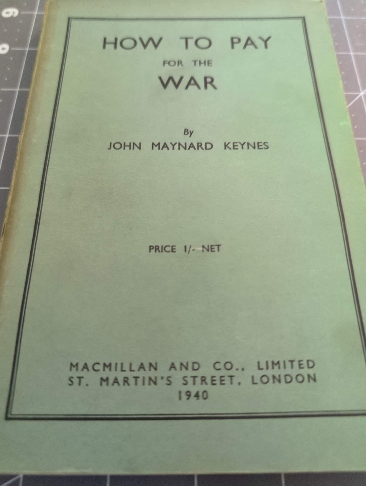 *RARE* 1940 How to pay for the War (John Maynard Keynes) WW2 military #HISTORY