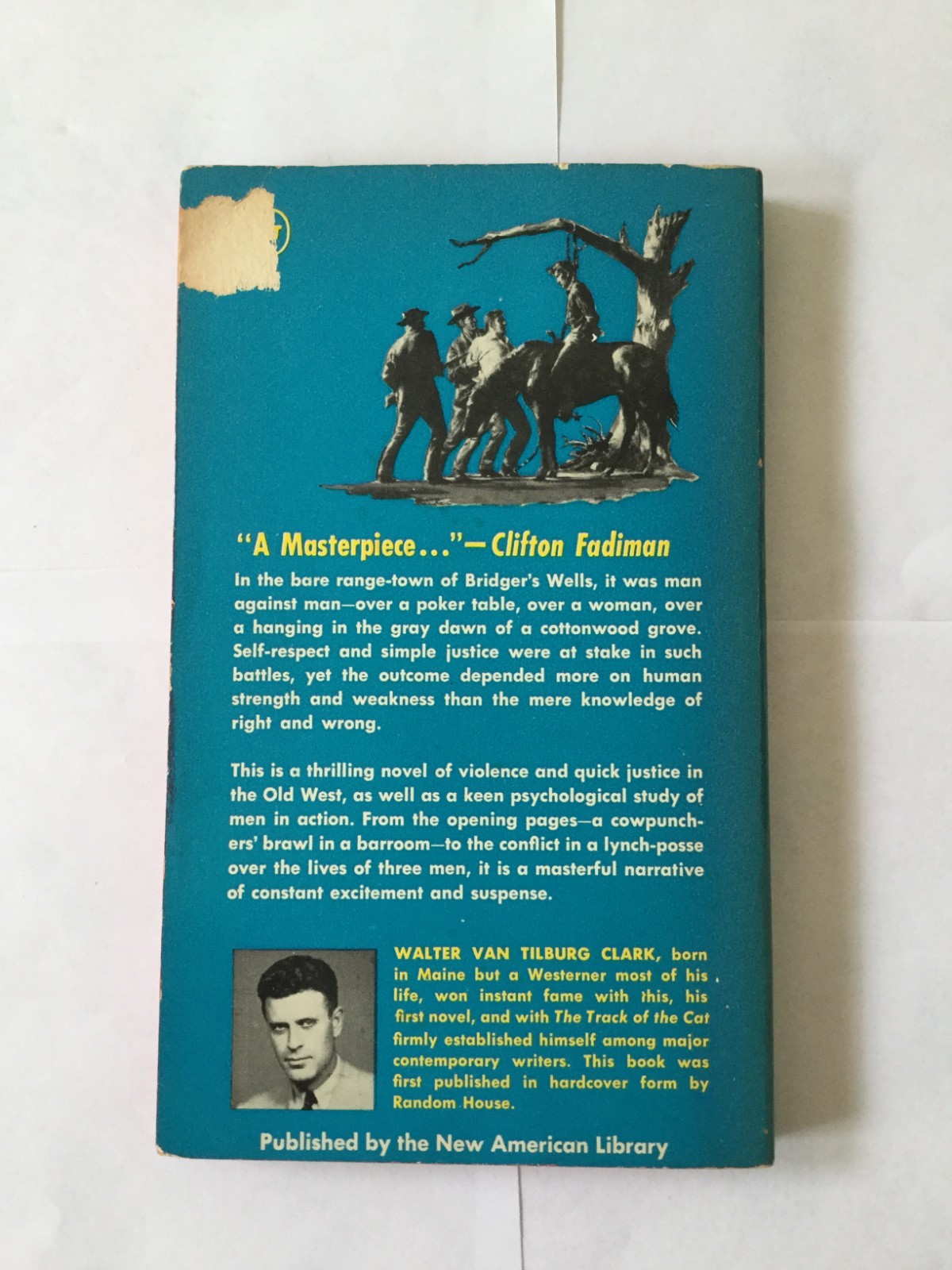 THE OX-BOW INCIDENT by Walter Van Tilburg Clark (1957) Signet western paperback