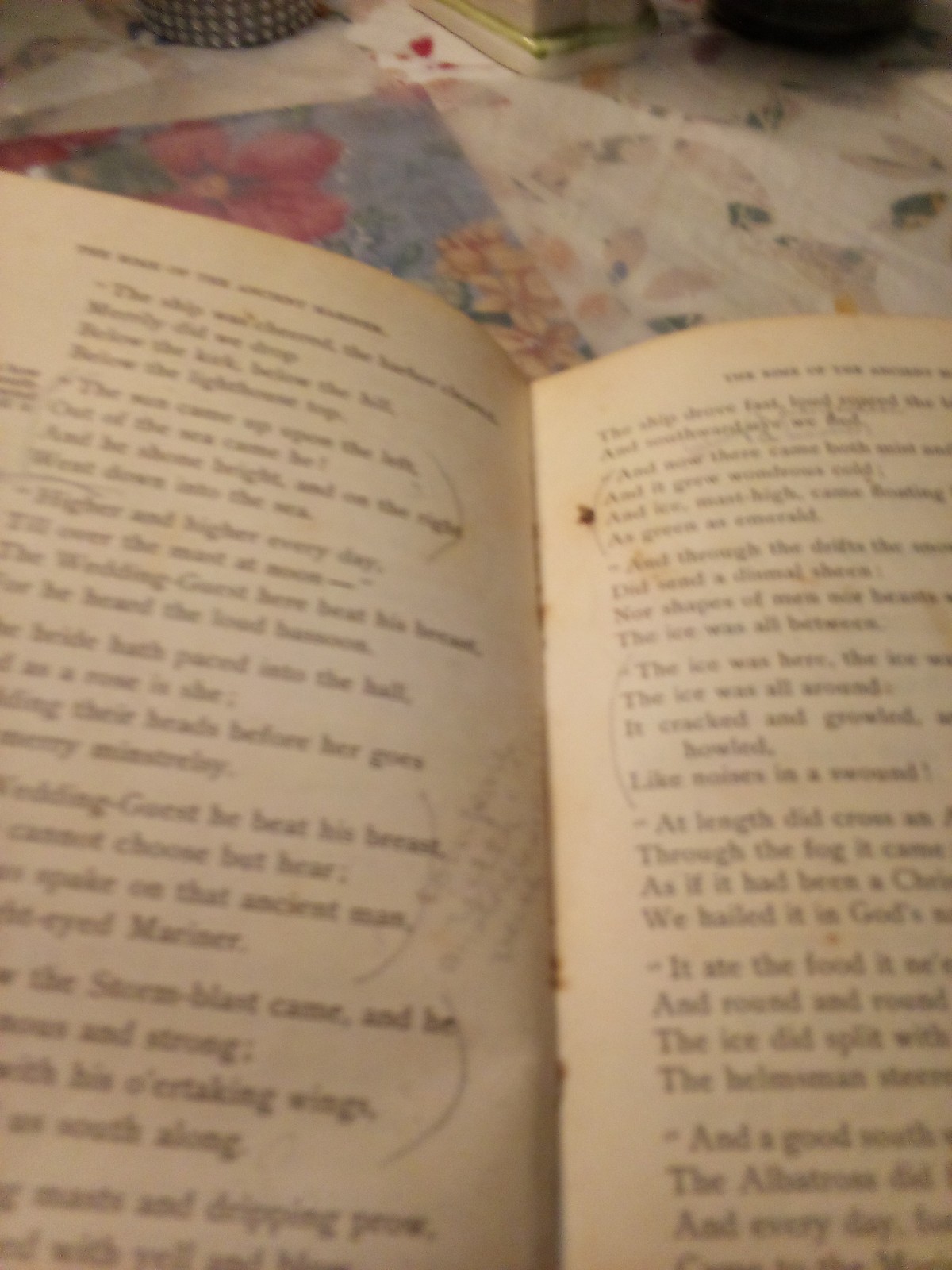 Antique Book Eclectic English Classics Rime Of The Ancient Mariner Coleridge