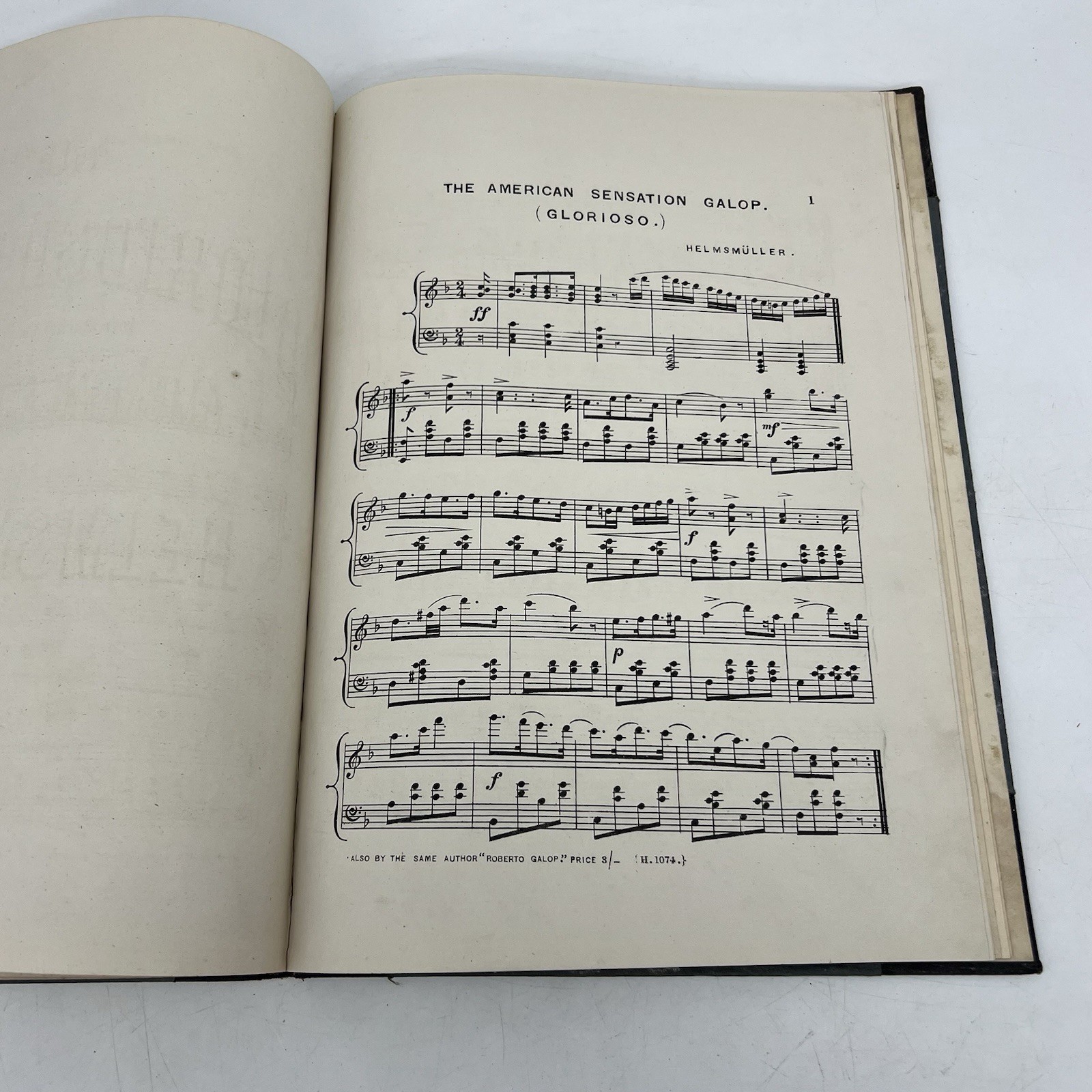 Victorian Bound Album Sheet Music Circa 1860s Illustrated Galops incl Champagne