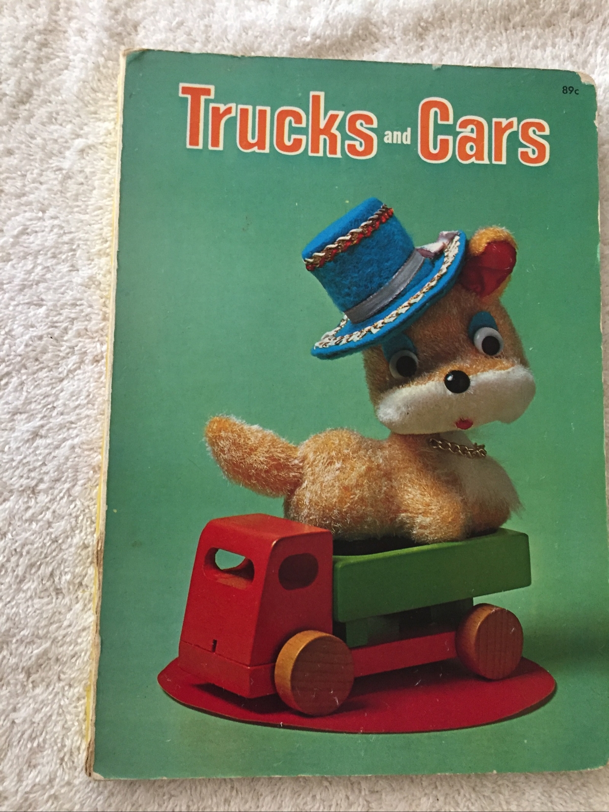 Rare Rare Vintage 1968 Trucks And Cars Children’s Picture Board Book