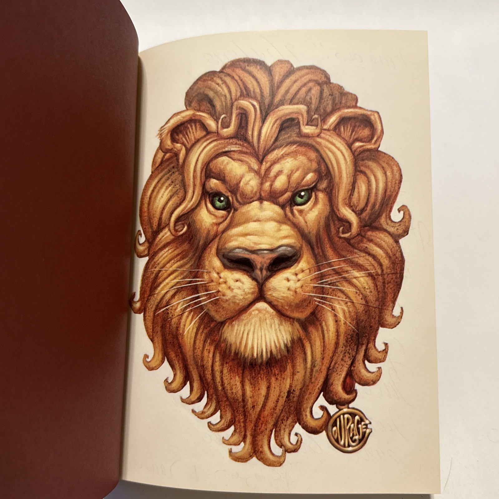 Lion Of Oz And Badge Of Courage Roger S Baum Inscribed 1st Edition
