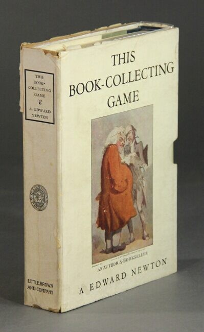 A EDWARD NEWTON / This book-collecting game 1928 Books on Books