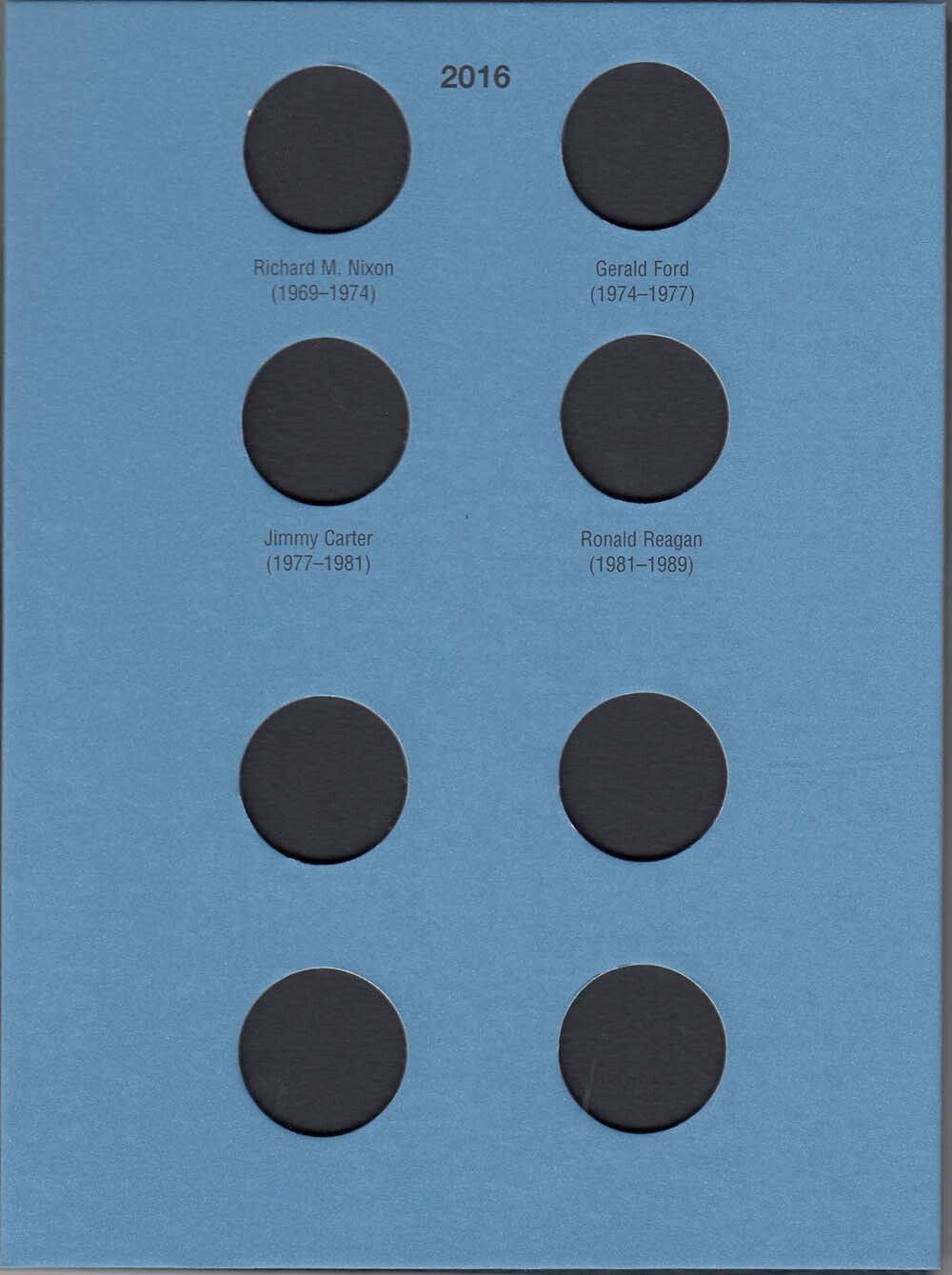Whitman Coin Folder For US Presidential Dollars No 2 2012 – Date Mini Album 2182
