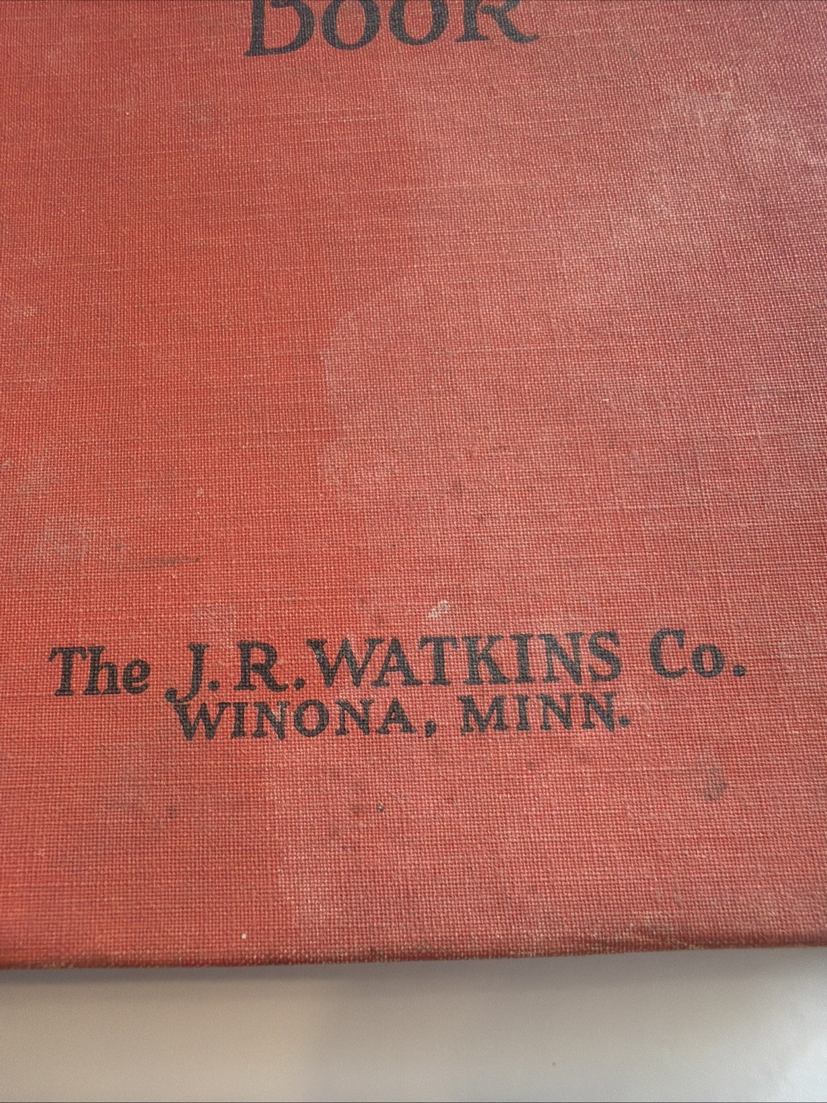 Watkins Cook Book (1936, Depression Era Cookbook, Spiral Bound, Vintage)