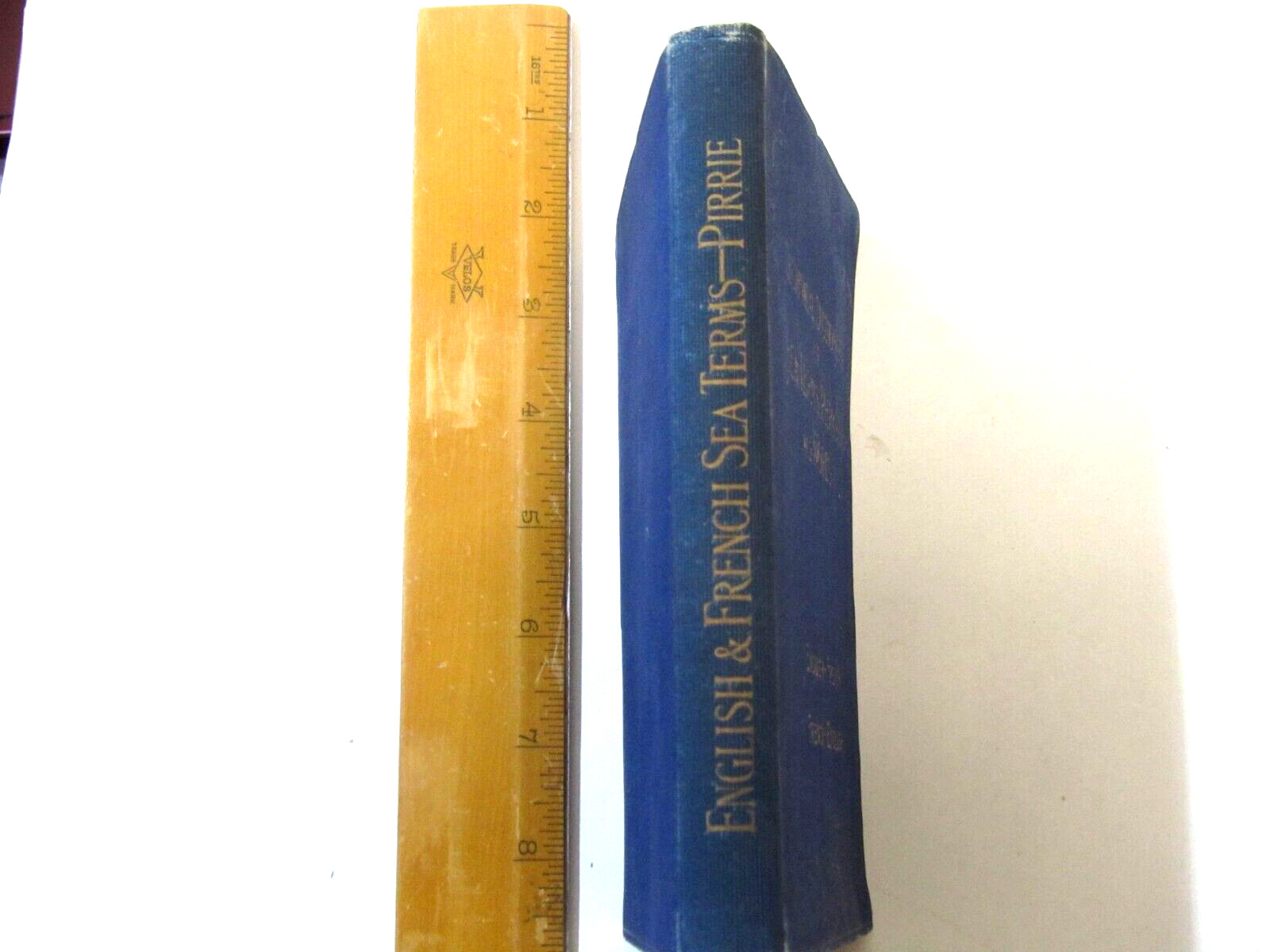 Eng./Fr. Dictionary of Sea Terms, Phrases & Words – William Pirrie – 1st HB 1895