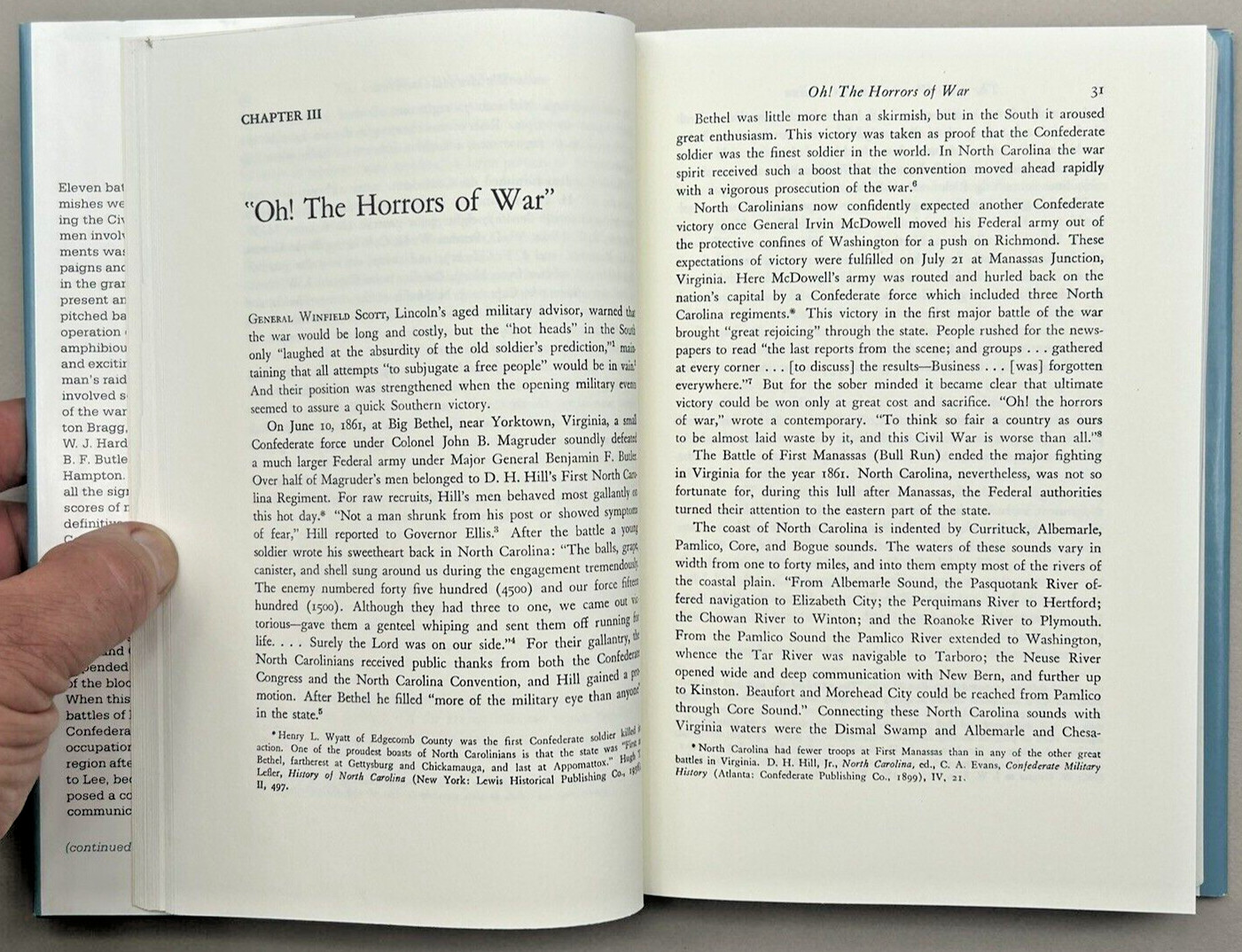 The Civil War In North Carolina Hardcover Dust Jacket Illustrated 484pg