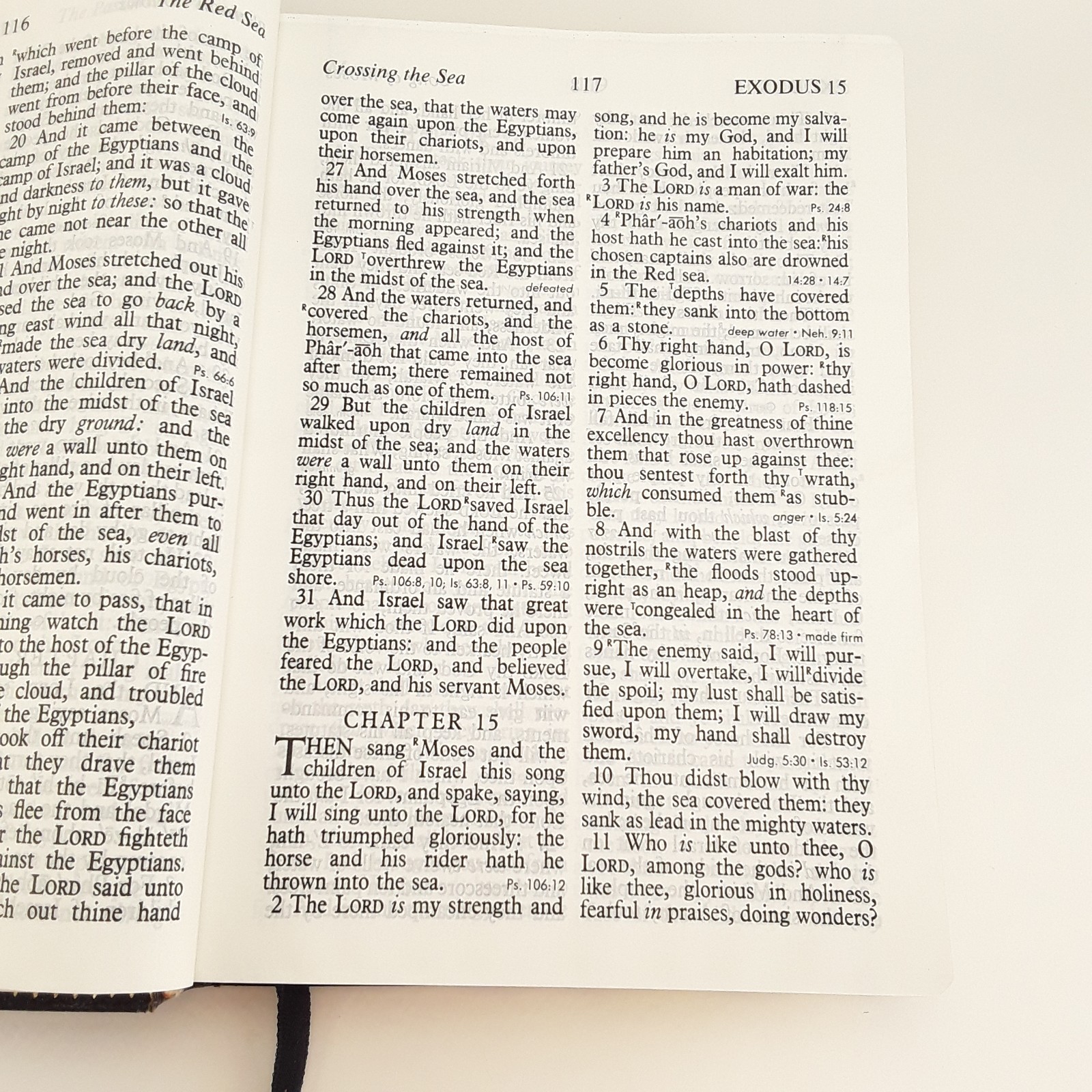 Holy Bible KJV Giant Print, Self-Pronouncing, Red Letter, Blk Leather Nelson 544