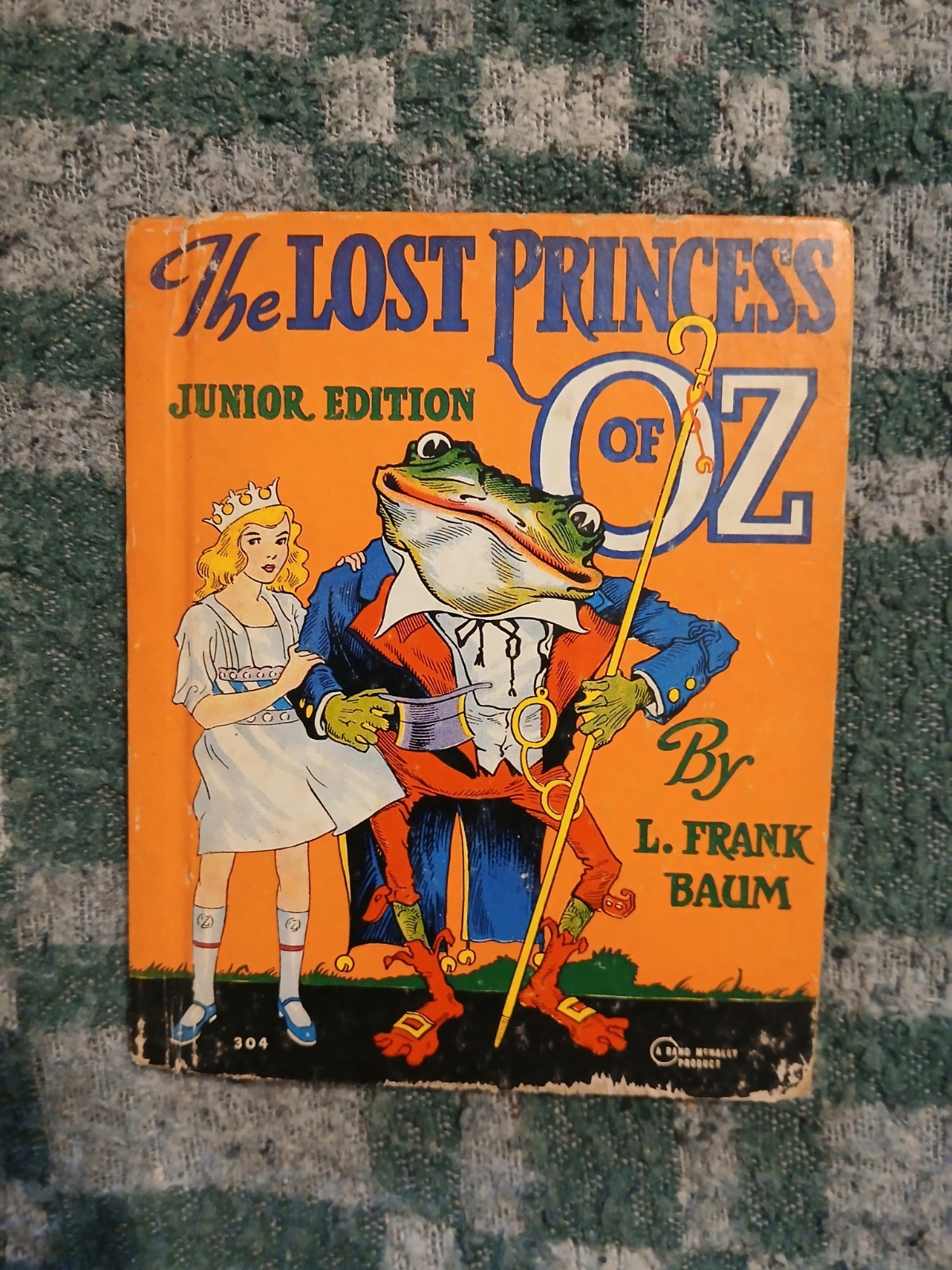 The Lost Princess Of Oz Junior Edition L. Frank Baum 1939 Rand McNally