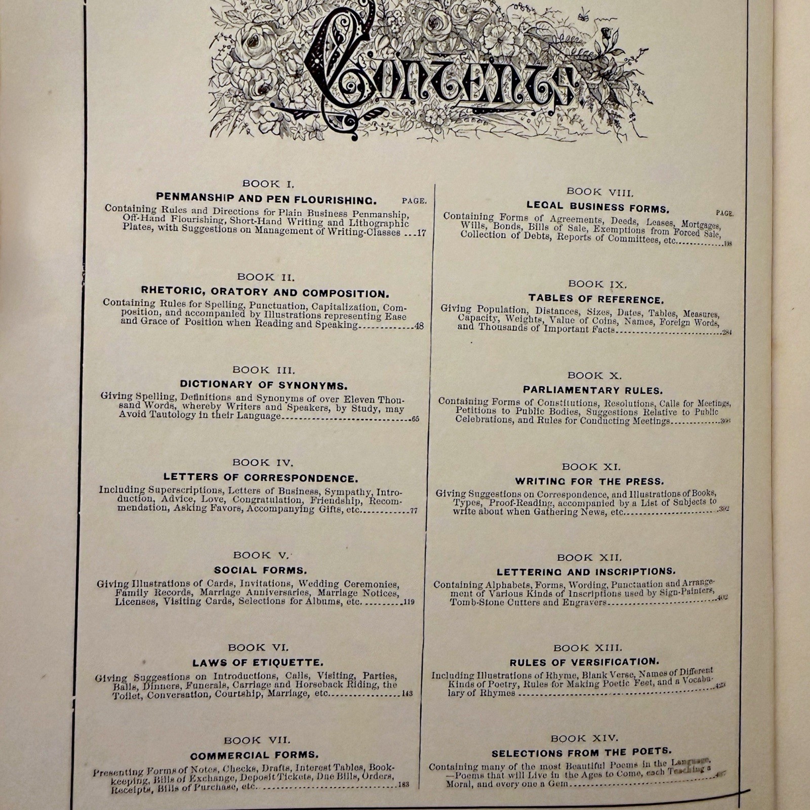 RARE Hill’s Manual Of Social & Business Forms 1884 Premium Embossed Leather Gilt
