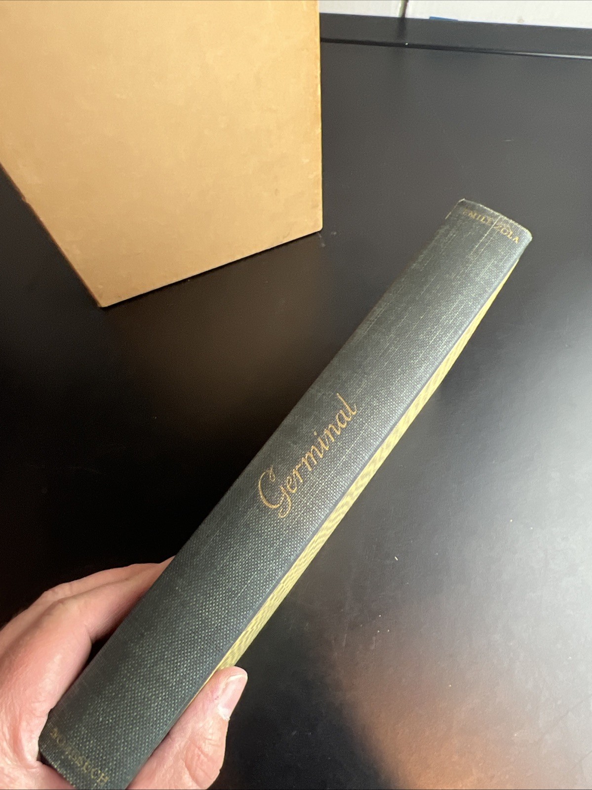 1942 Nonesuch Press Germinal Emile Zola slip case Berthold Mahn illustrated